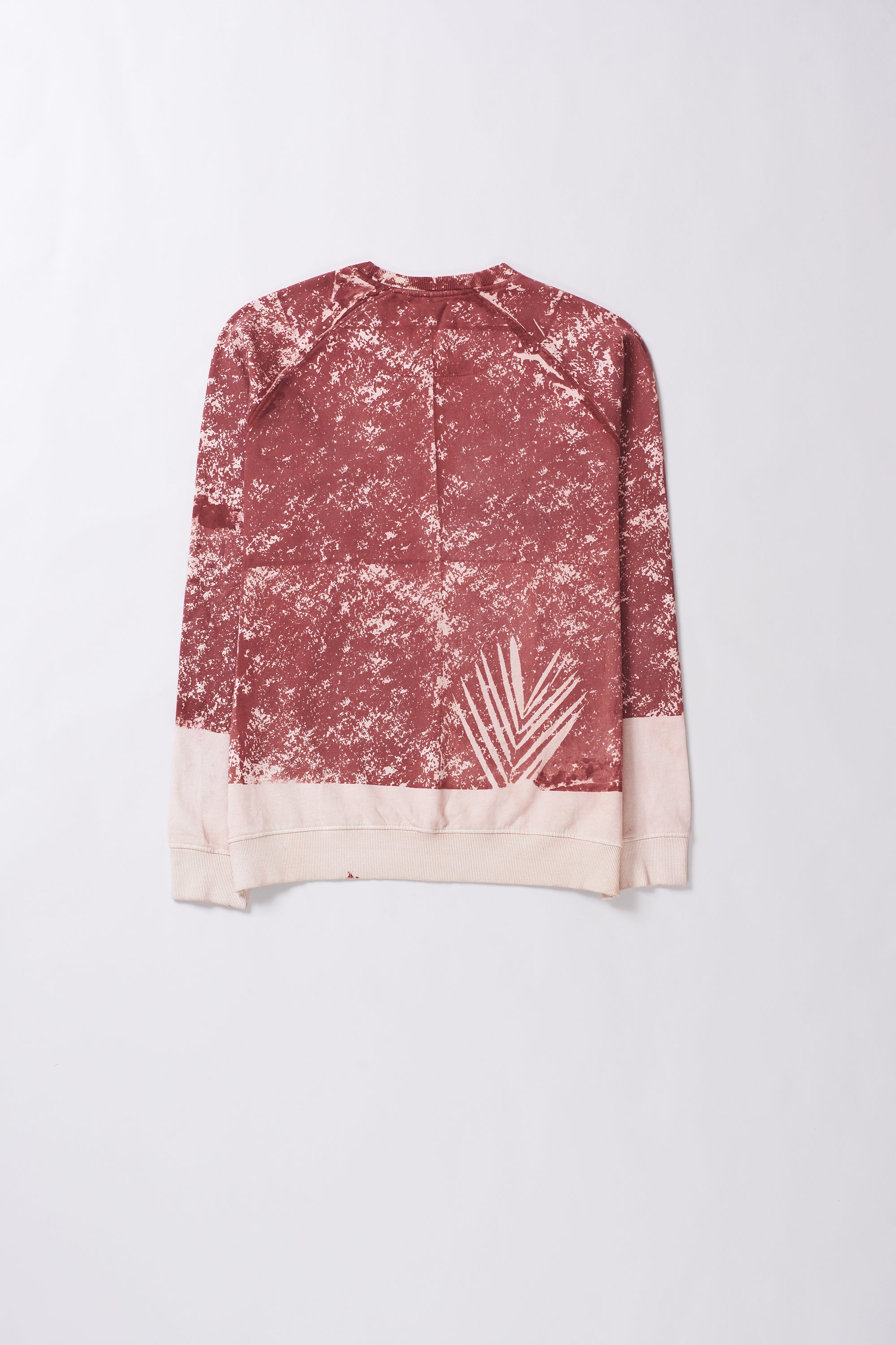 MULTI COLOUR BLOCKED SCREEN PRINTED ELEMENTAL SWEATSHIRT