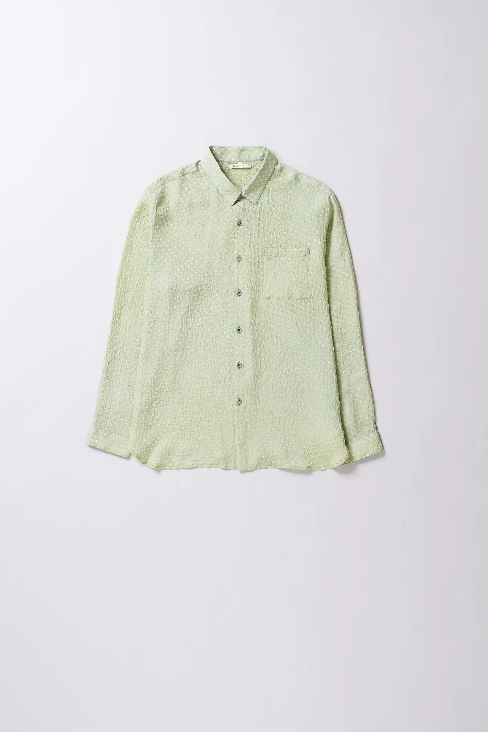 Mint Green Bandhani Unisex Shirt