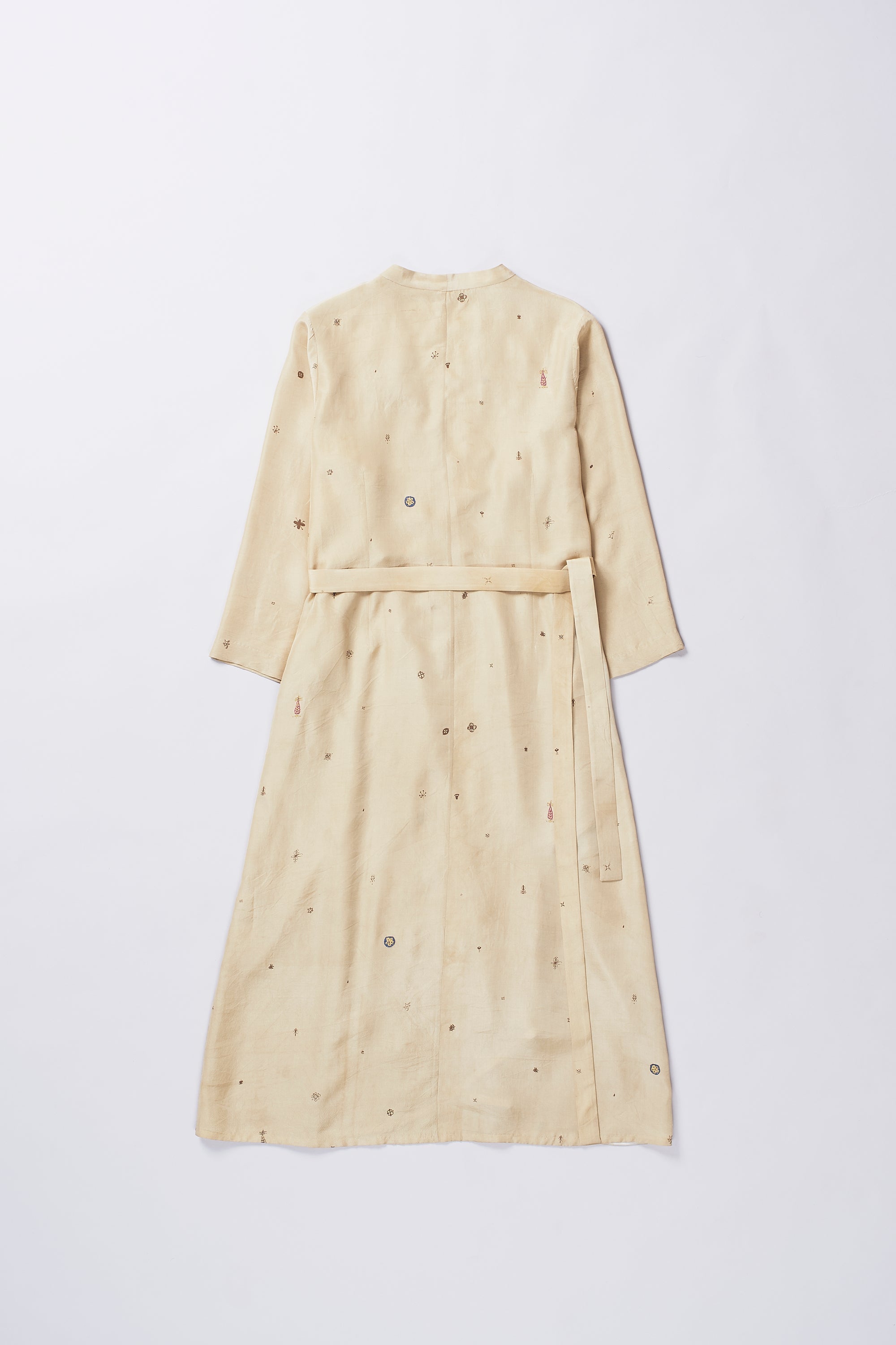 WHISKEY GOLD SILK DRESS