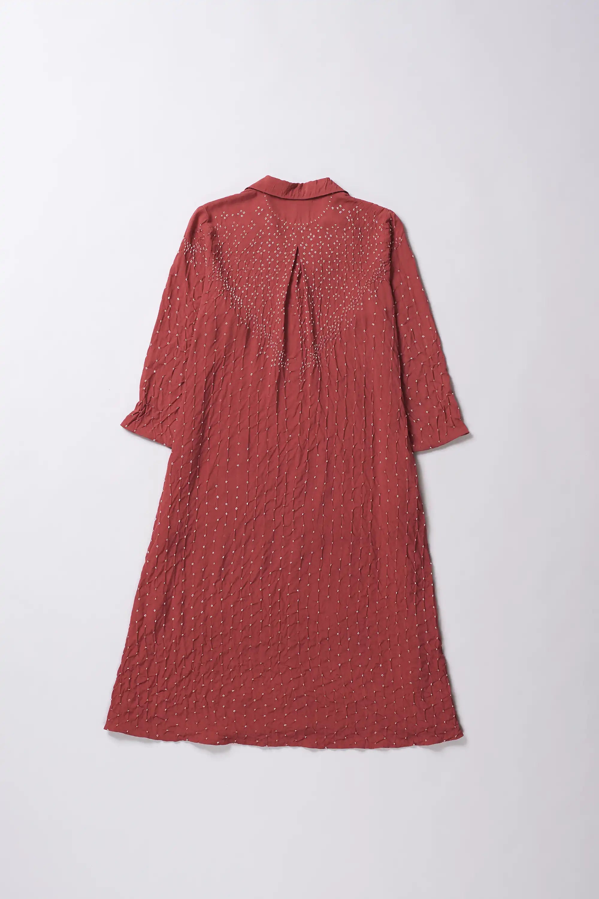 Crepe Silk Bandhani Dress