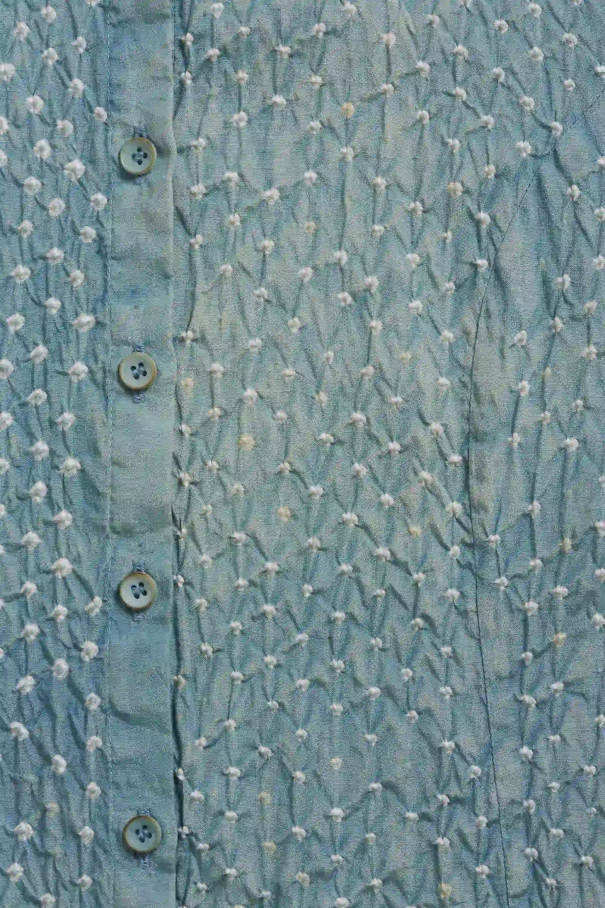 Ocean Blue Bandhani Women'S Dress