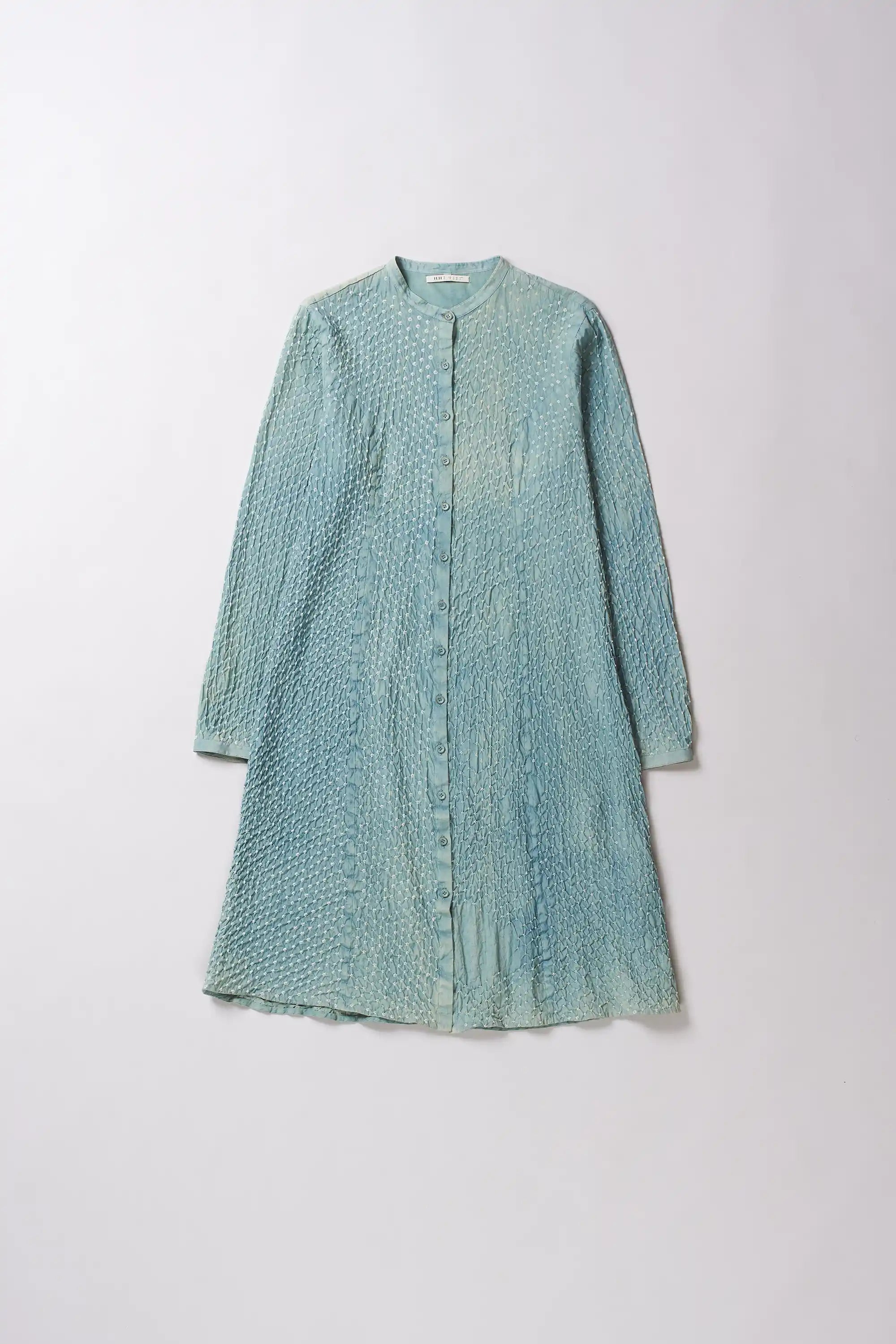Ocean Blue Bandhani Women'S Dress