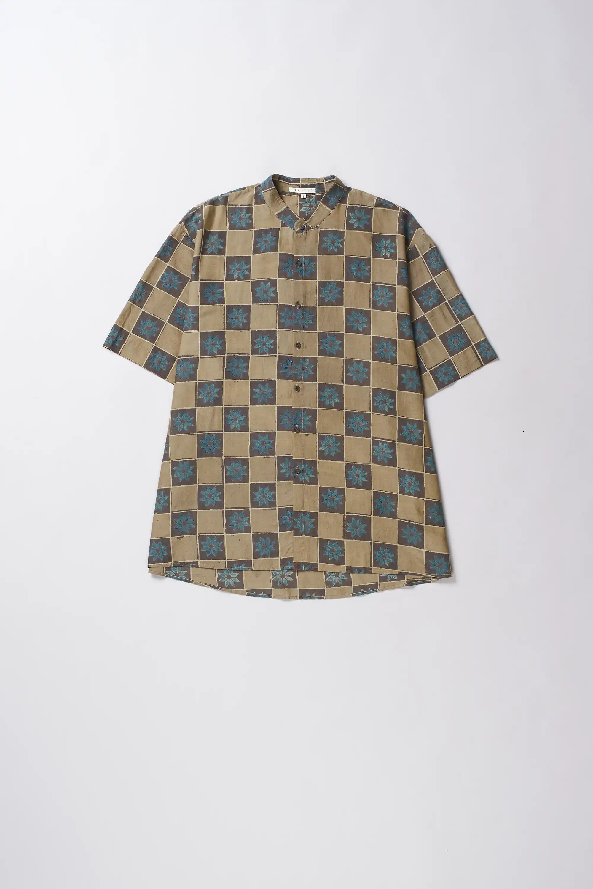 Statement Shirt in Block Printed