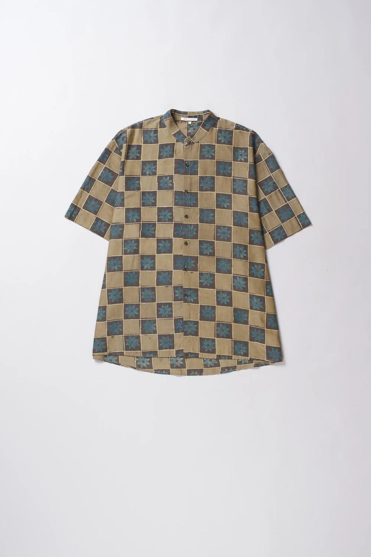 Statement Shirt in Block Printed