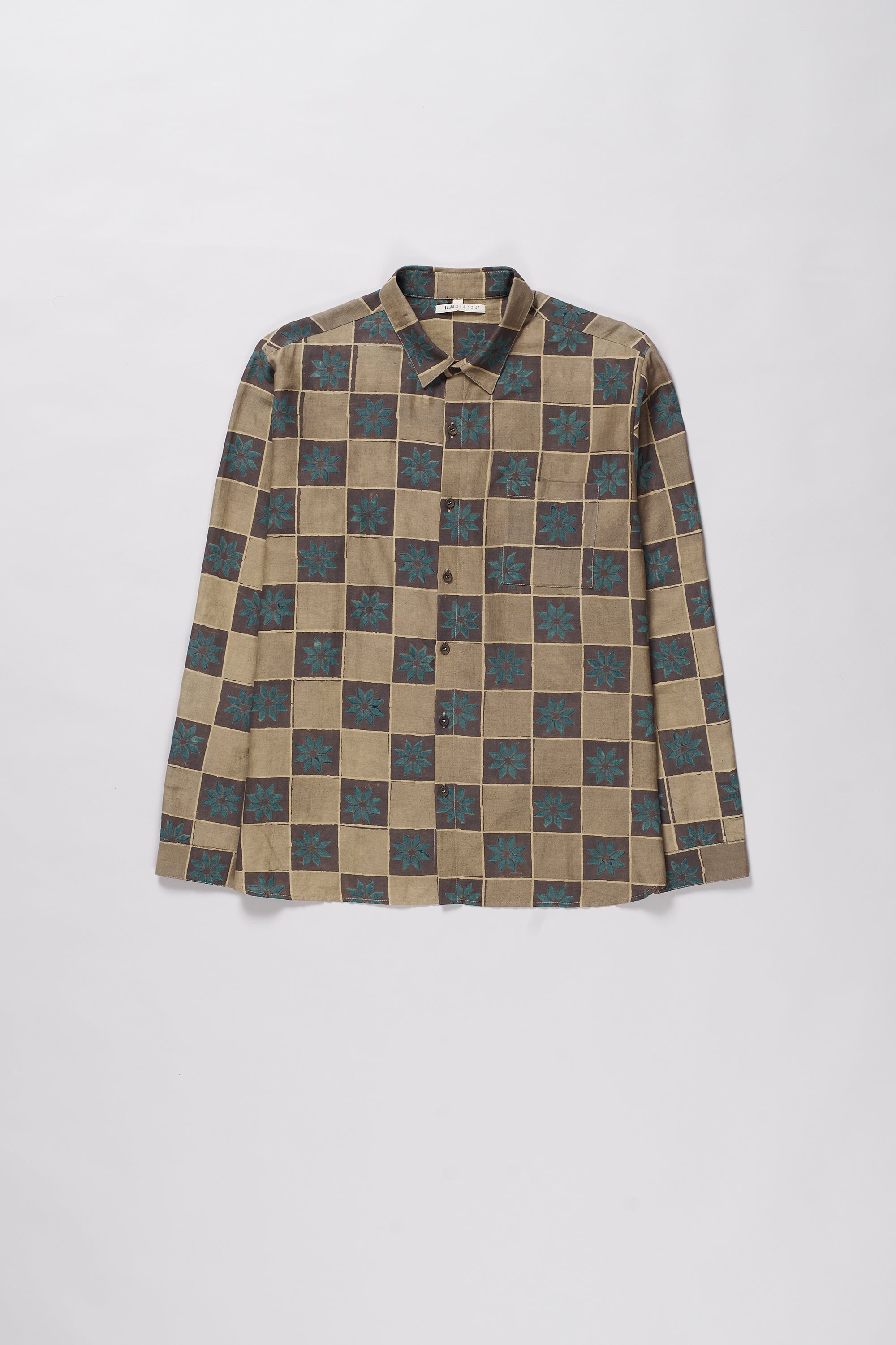 BLOCK PRINTED STATEMENT SHIRT