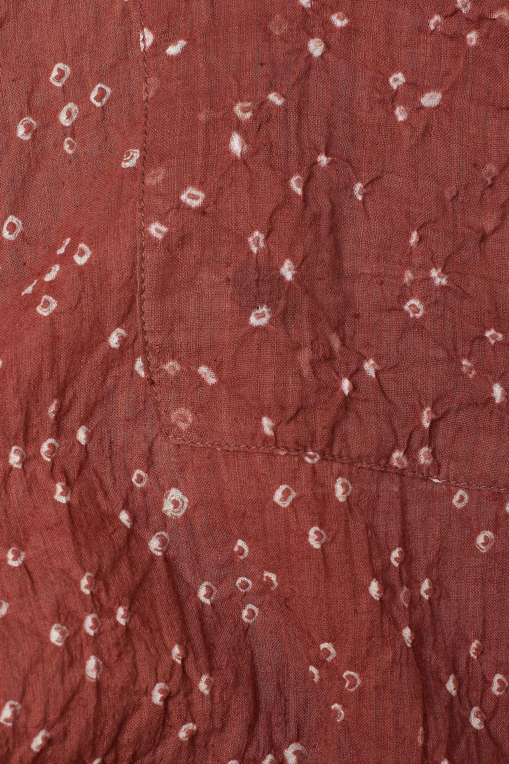 Brick Red Bandhani Shirt