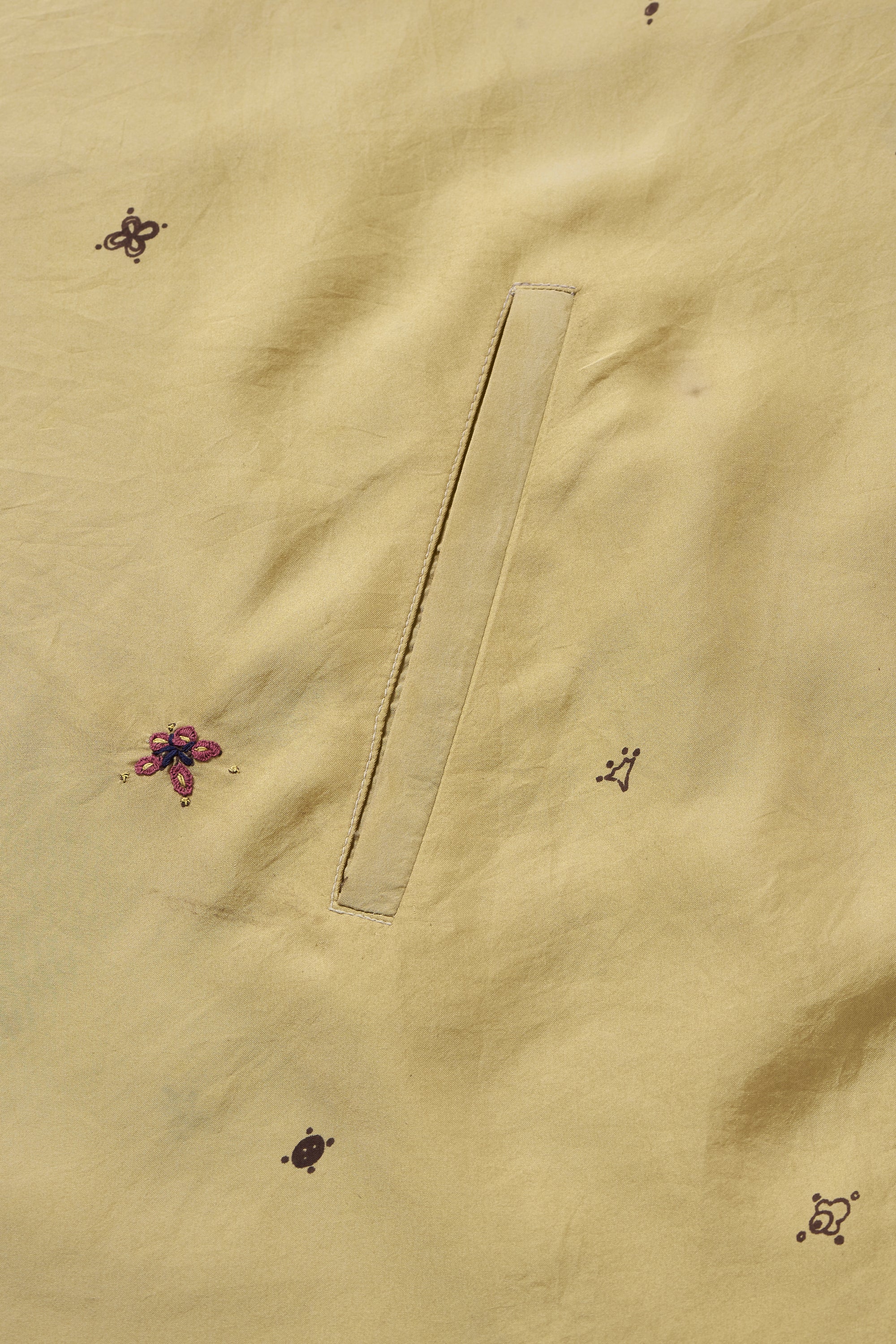 WHISKEY GOLD SILK UNISEX SHIRT