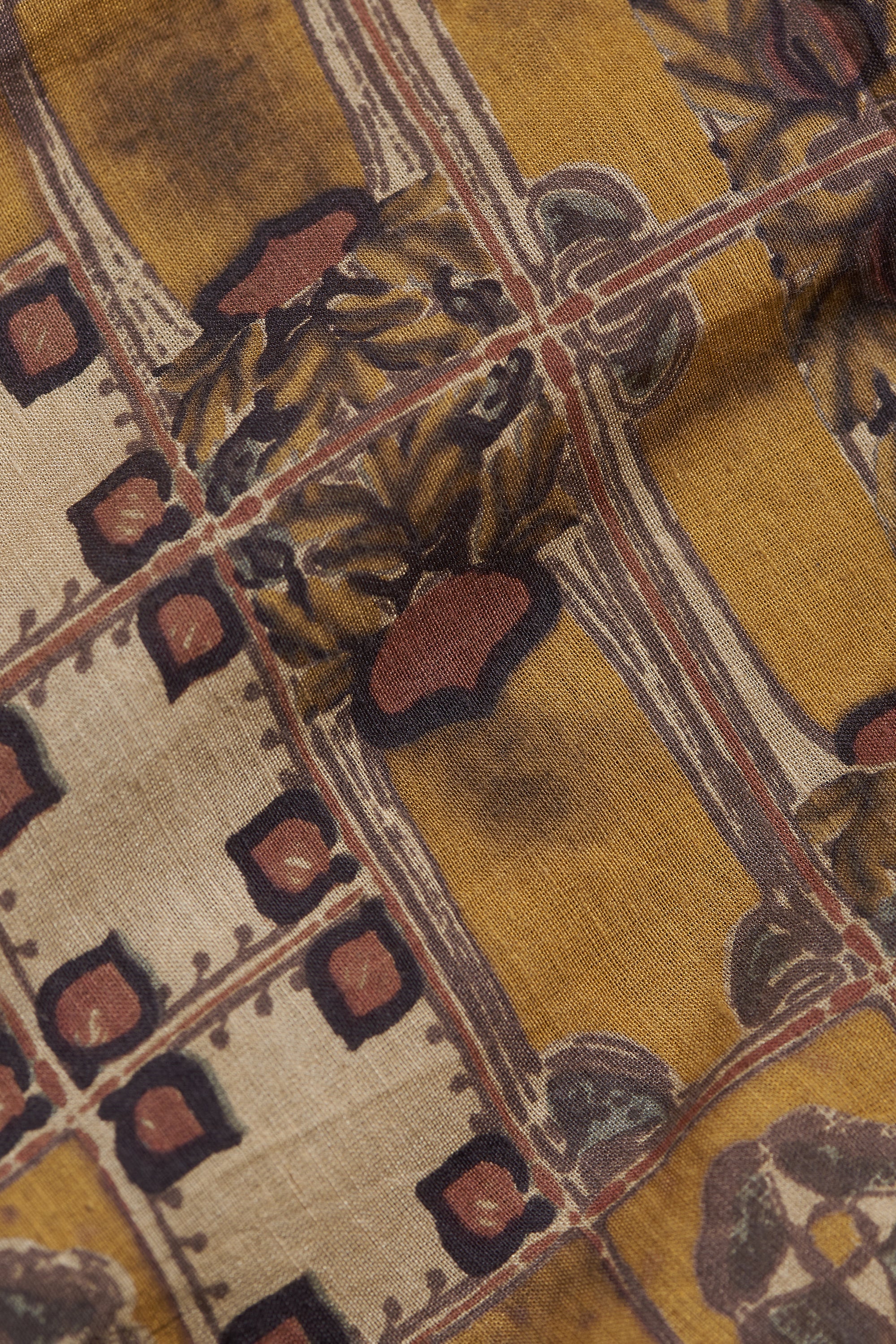 CHETTINAD INSPIRED SCREEN PRINTED SHIRT