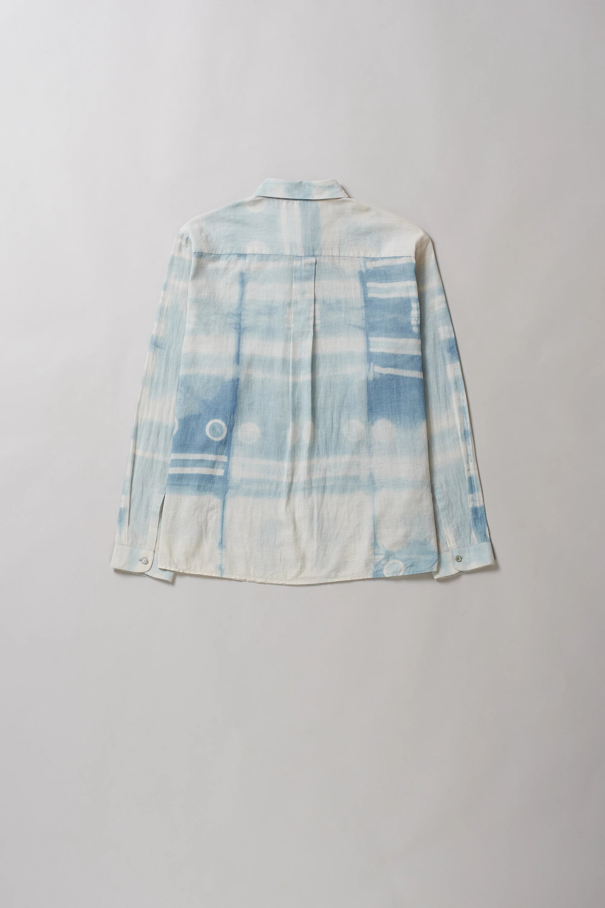 Indigo Statement Clamp Dyed Summer Shirt