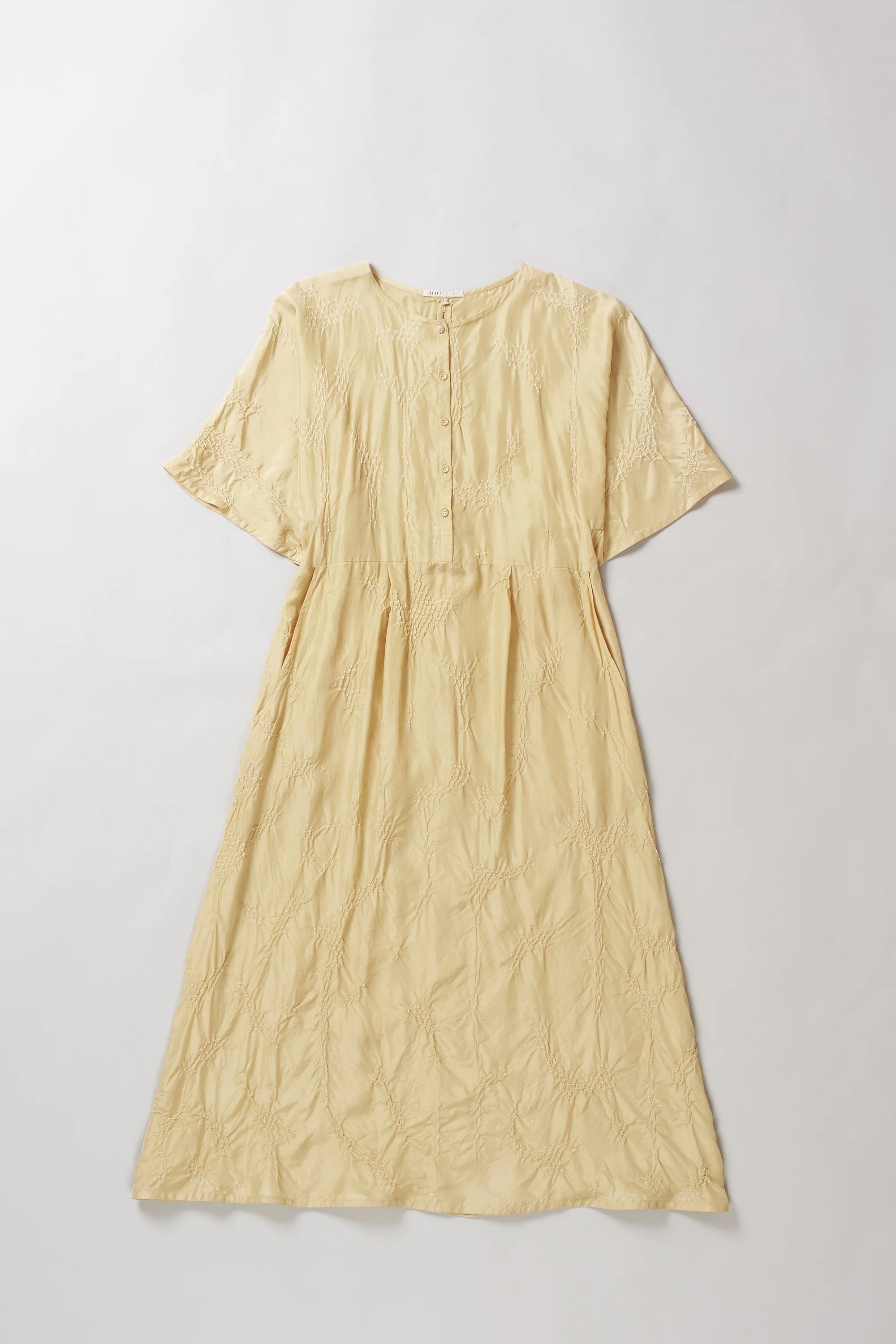 Kimono Sleeve Dress in Natural Dye