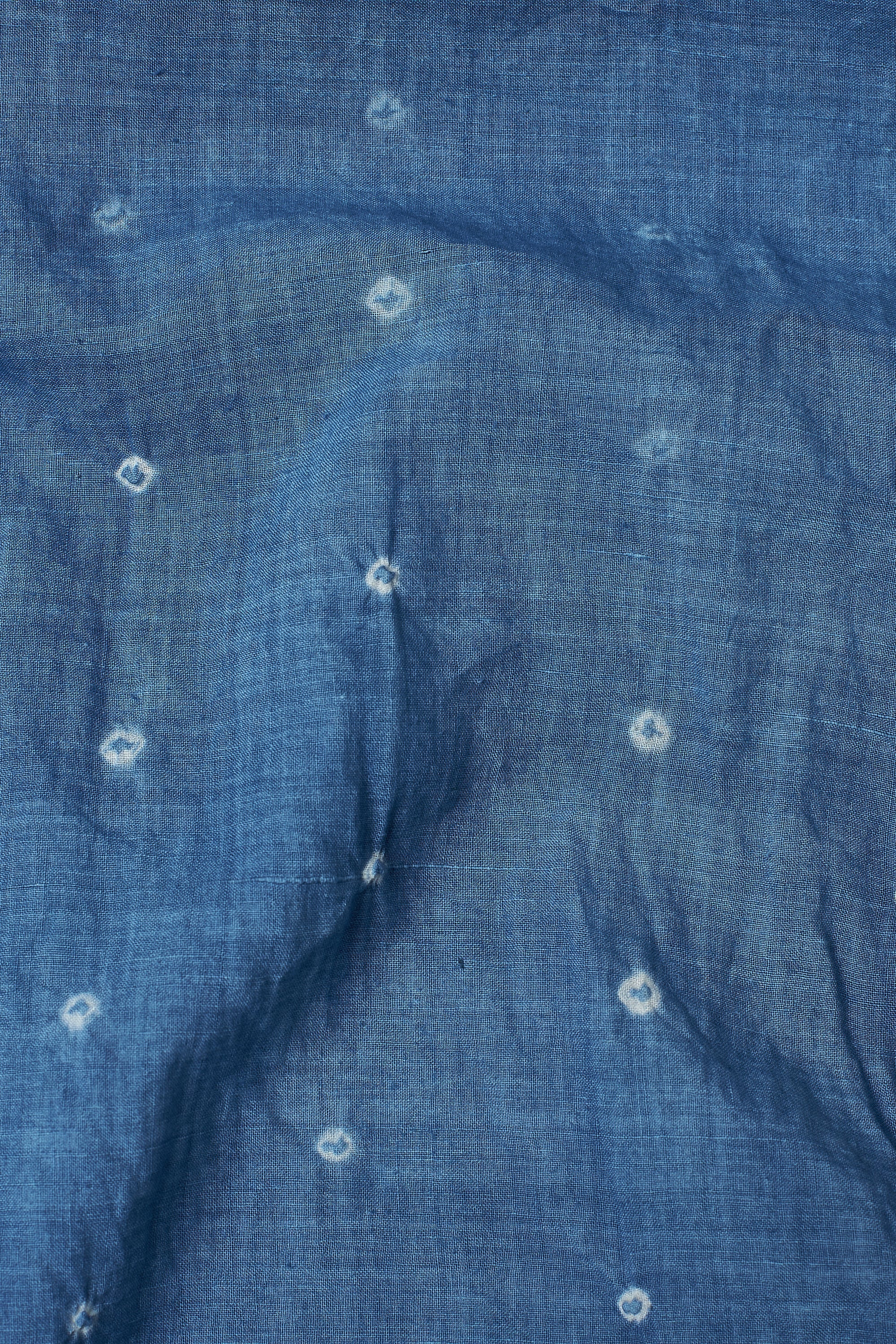 COVER FLARED BANDHANI SHIRT FINE COTTON