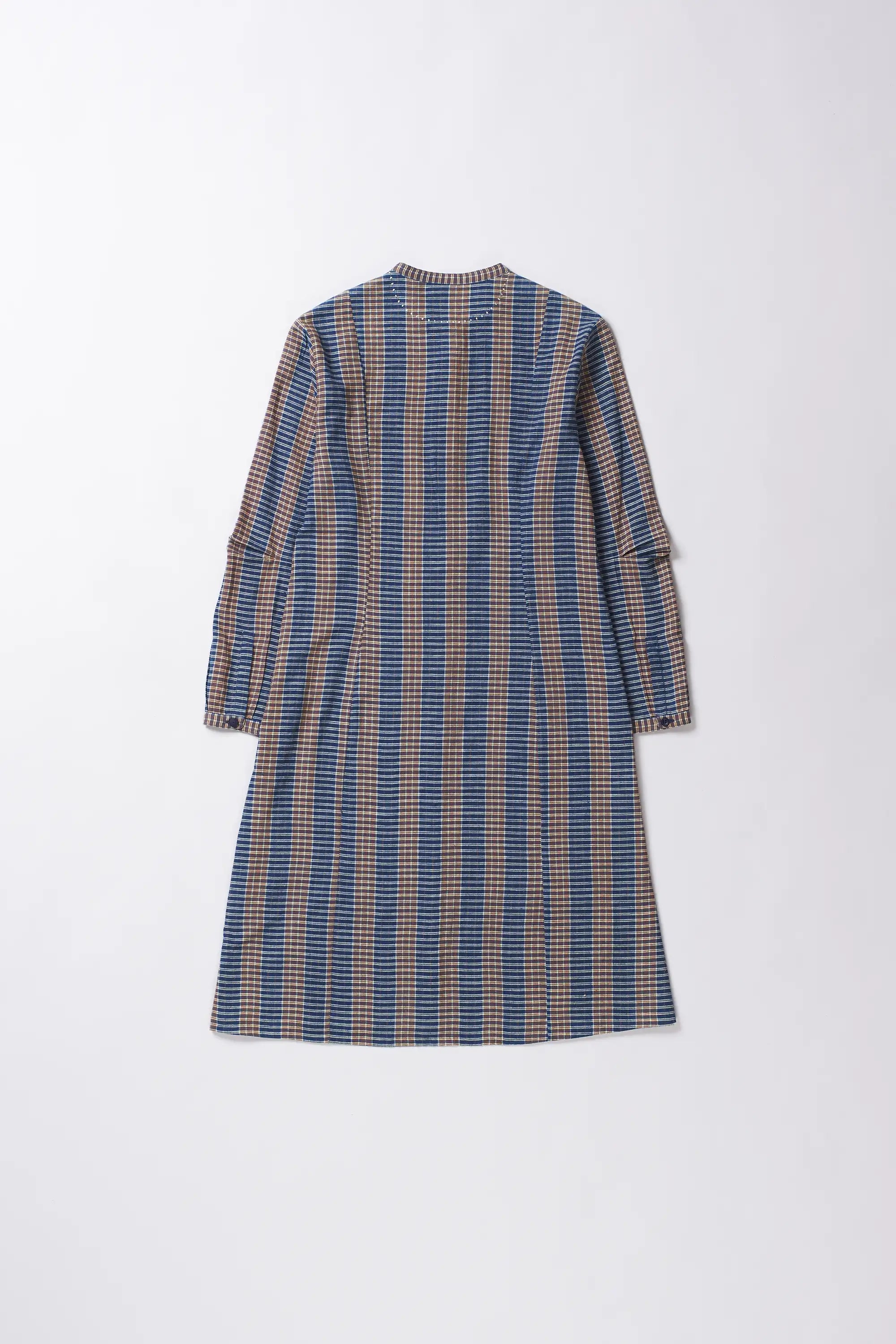 Multi Colour Yarn Dyed Cotton Women Dress