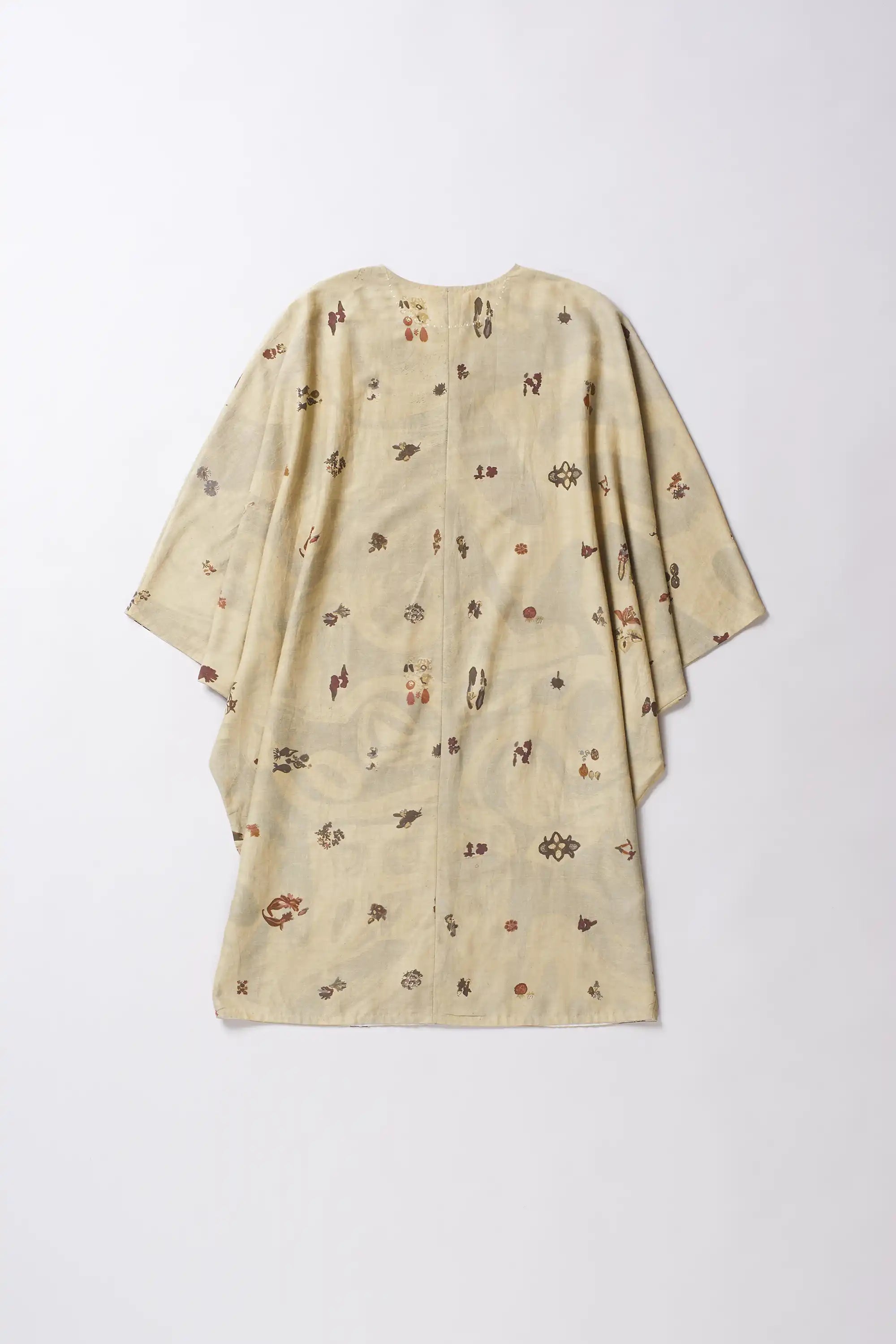 Cotton Silk Blend Screen Print Dress