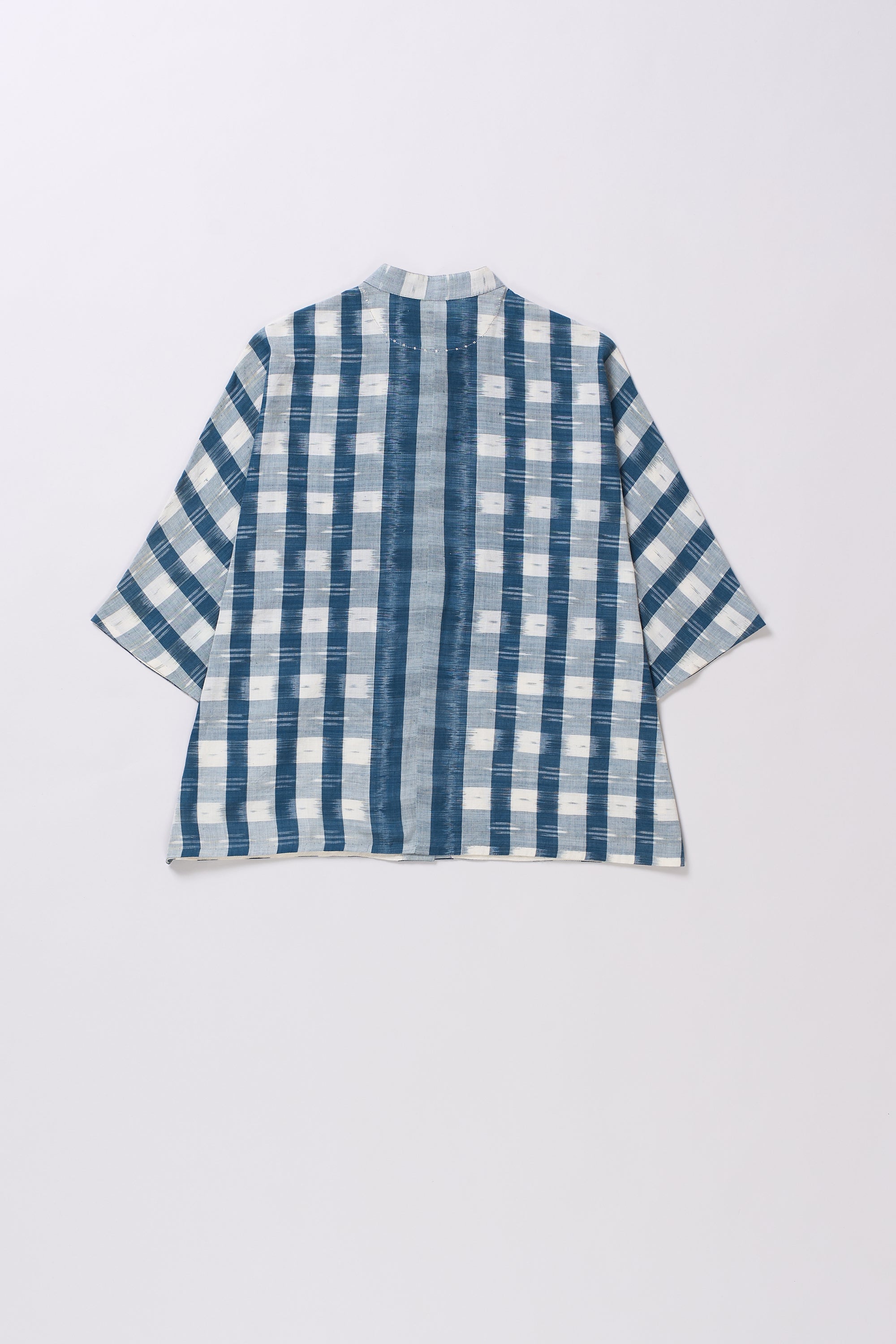 MEDIUM INDIGO STRIPES COTTON SHIRT