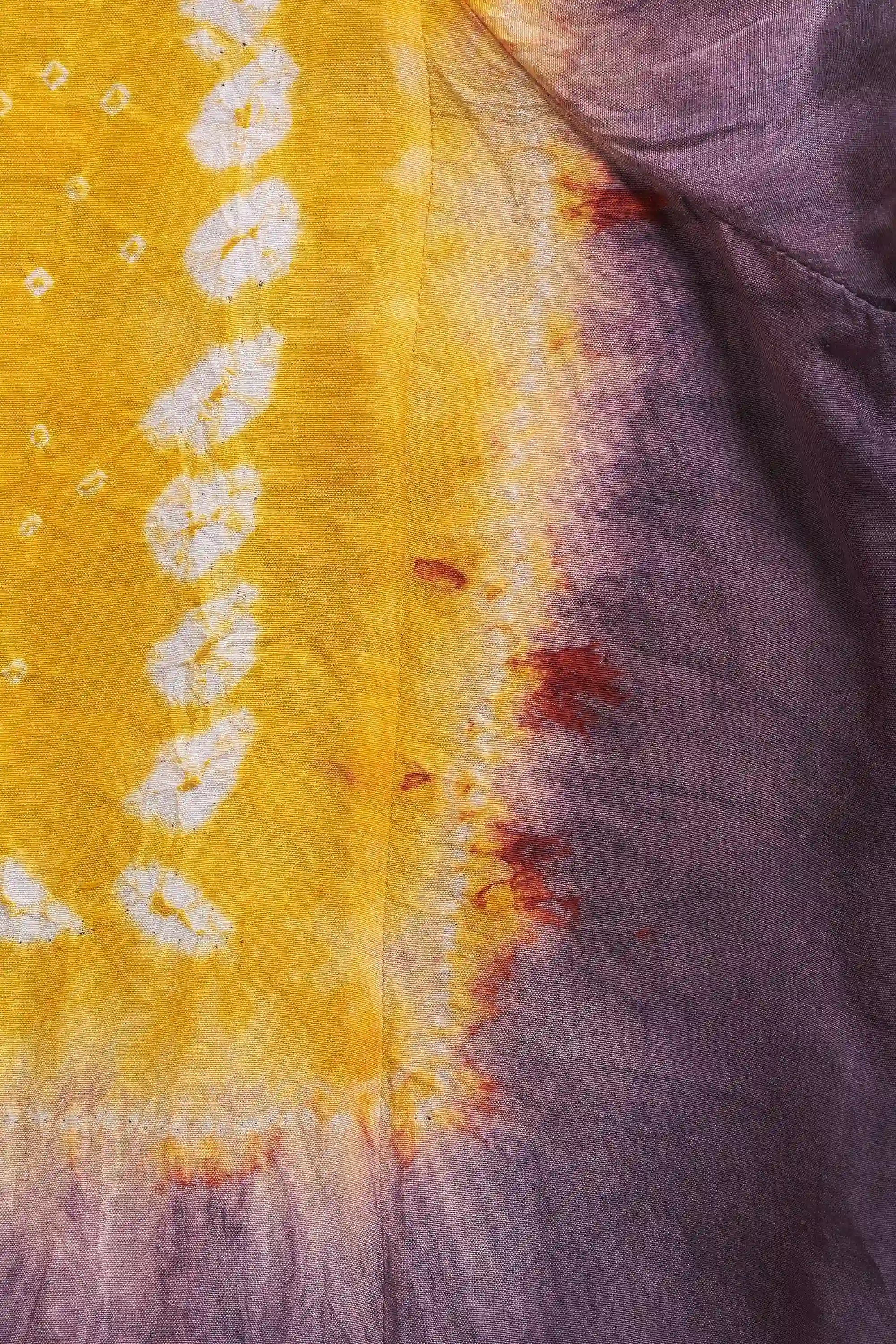 Shibori Silk Dress