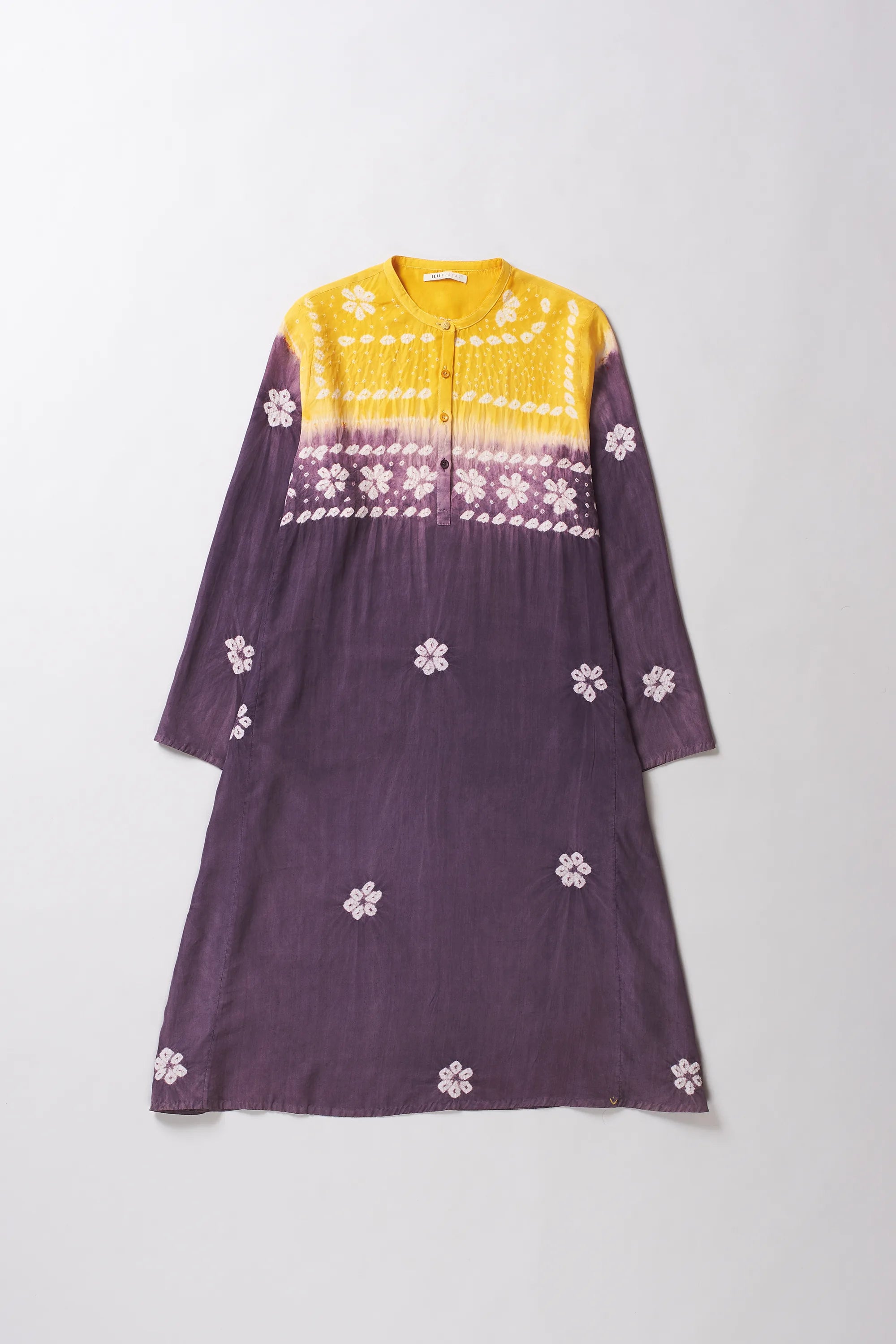 Shibori Silk Dress