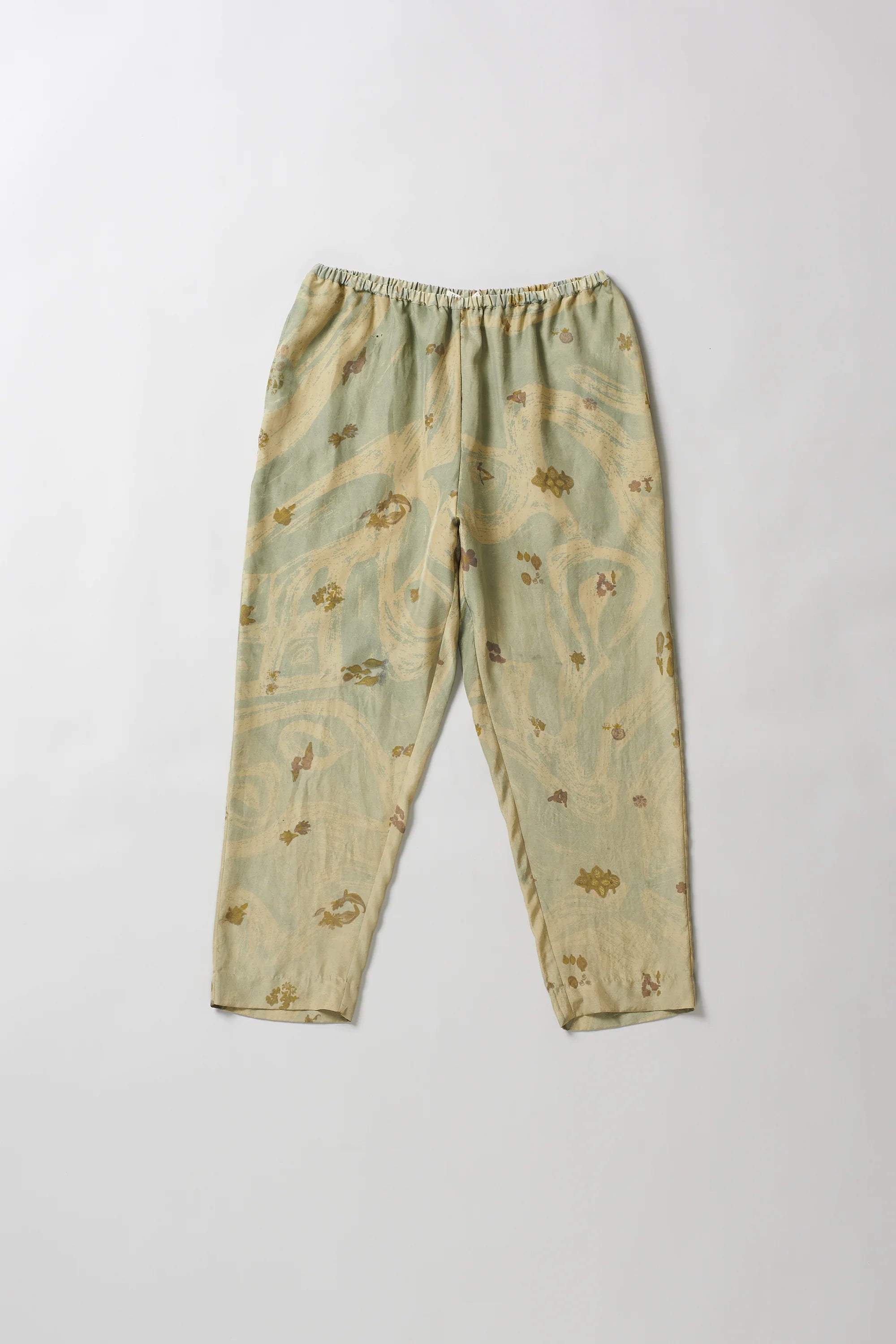Screen Print Ankle Length Waist Pant
