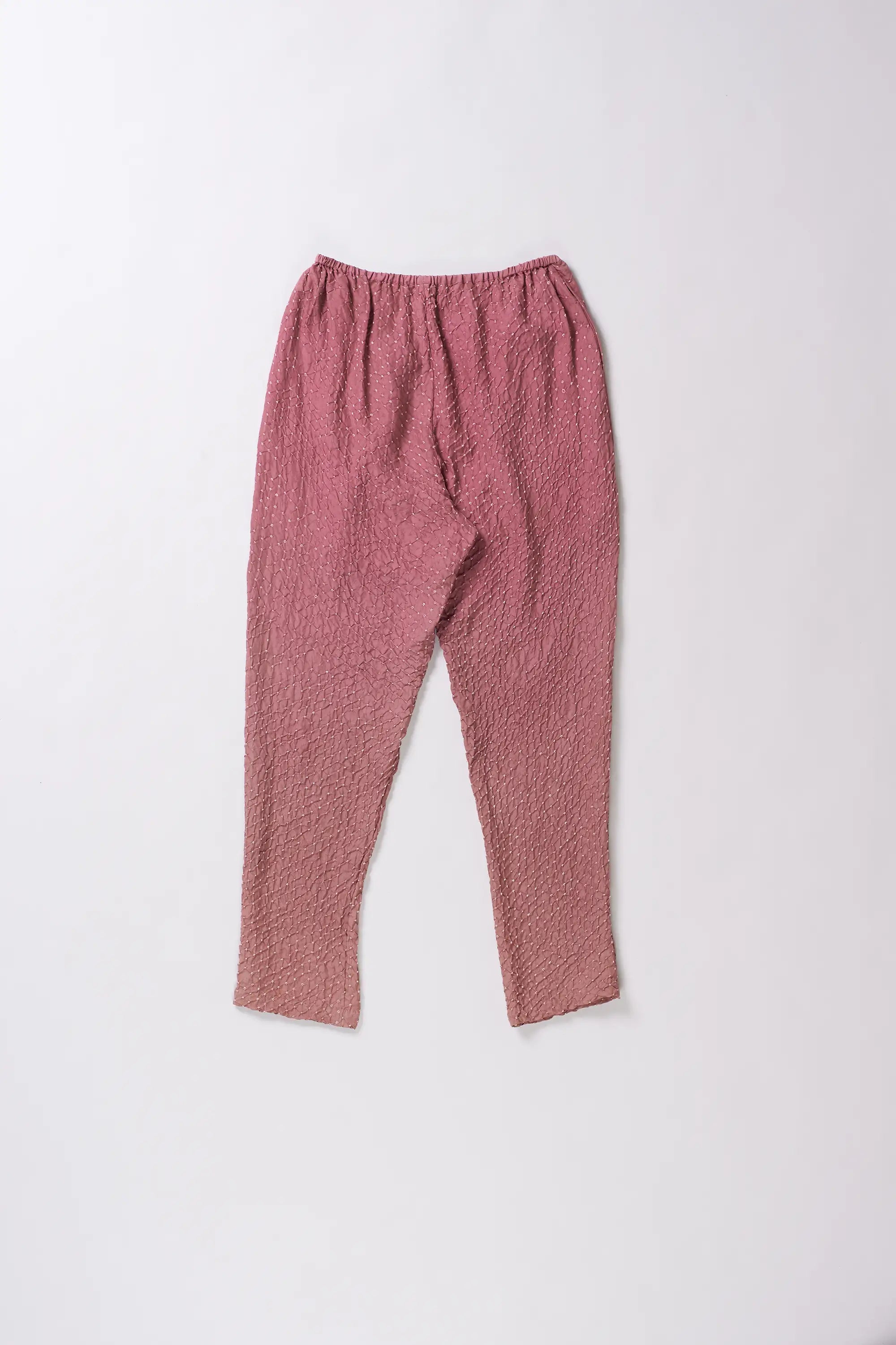 Fuschia Pink Bandhani Pant