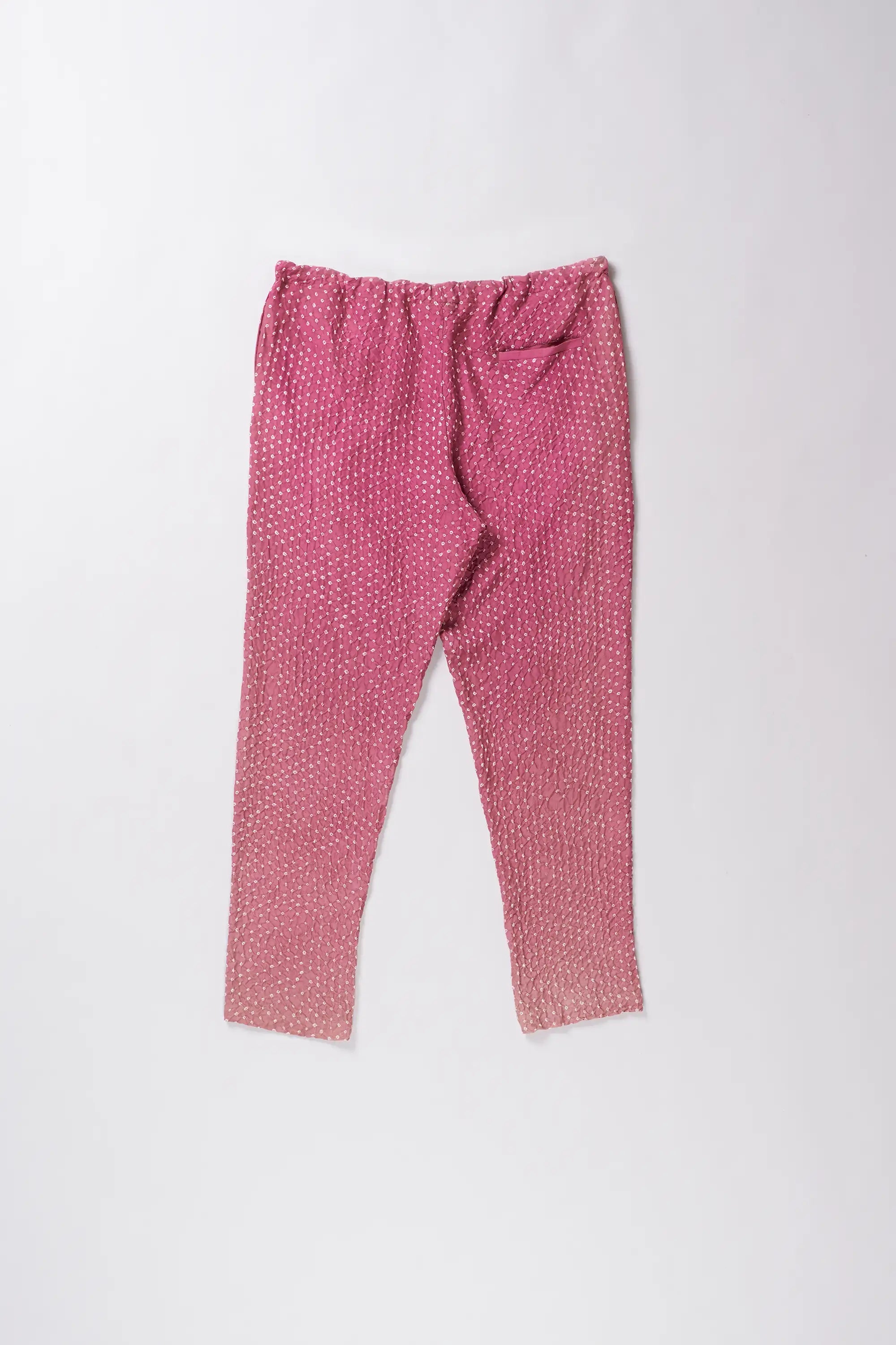 Ungendered Bandhani Silk String Pant