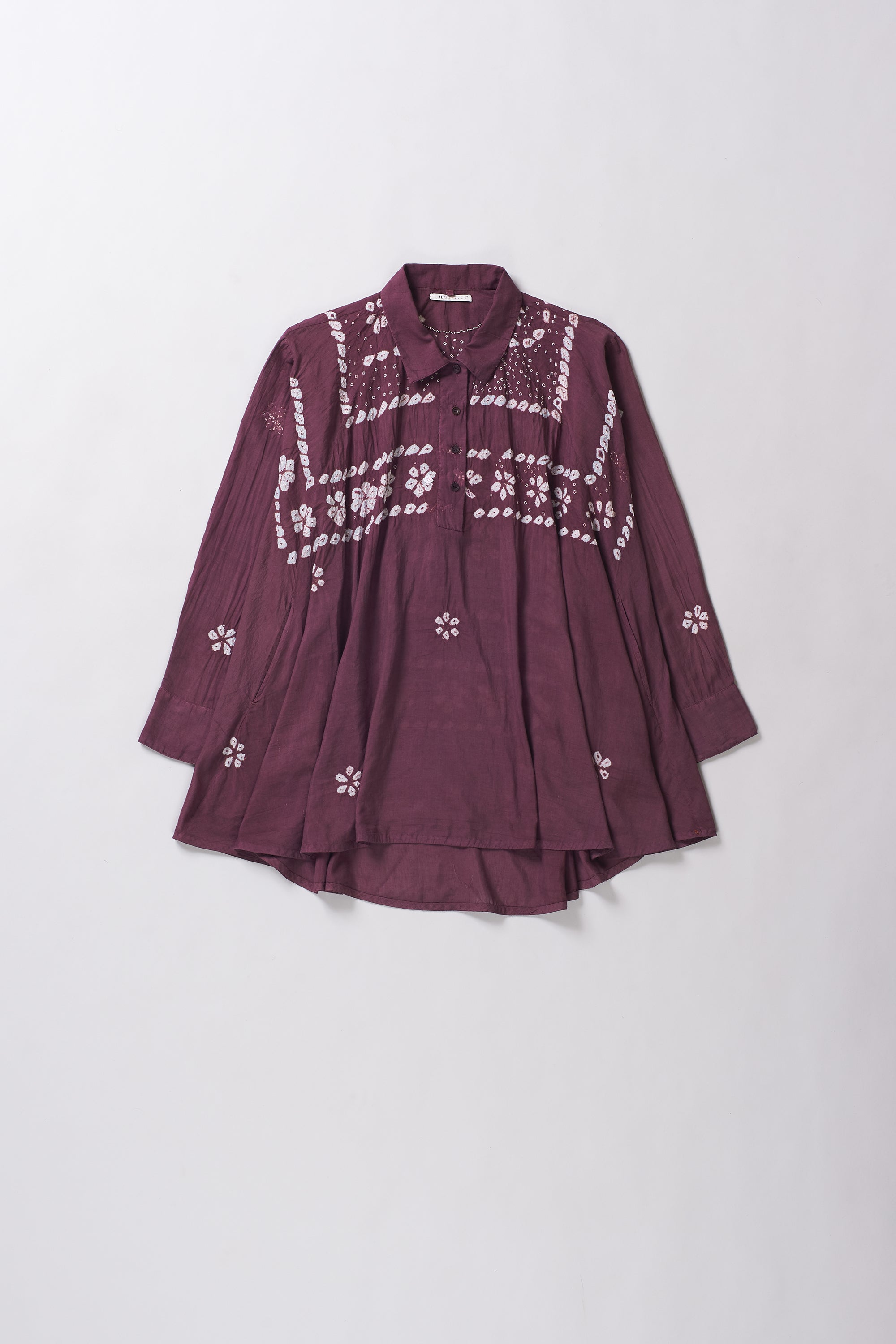 WOMEN COTTON SILK BLEND SHIRT