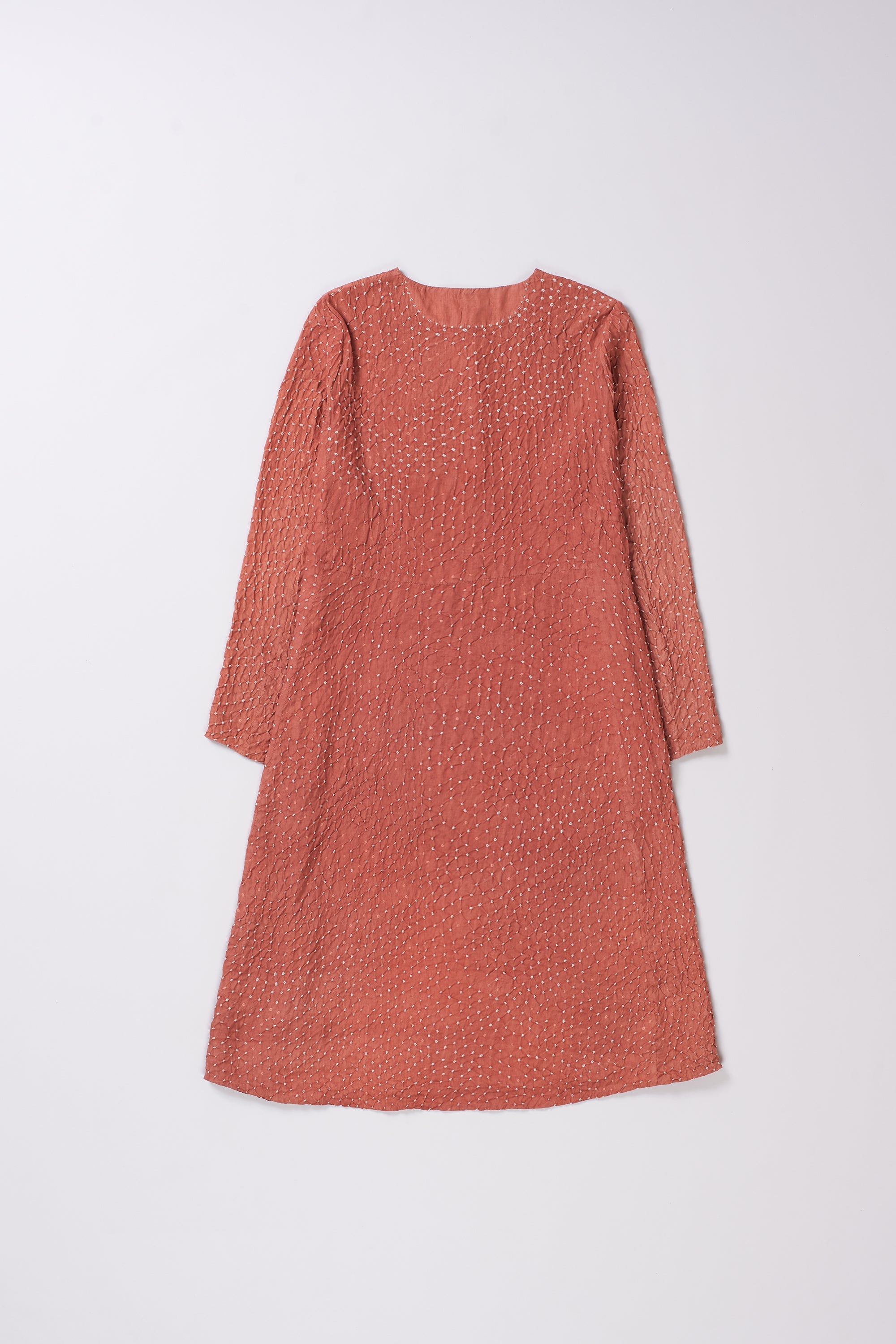 Rouge Pink Bandhani Dress