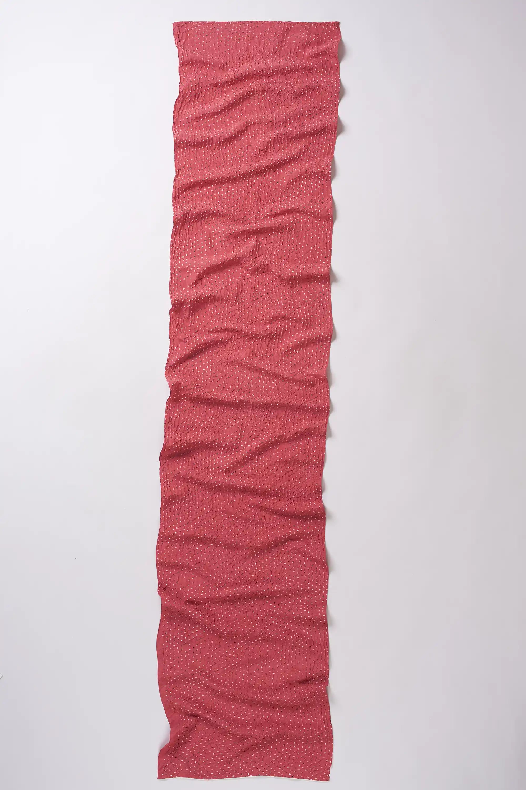 Sappan Fuschia Bandhani Scarf