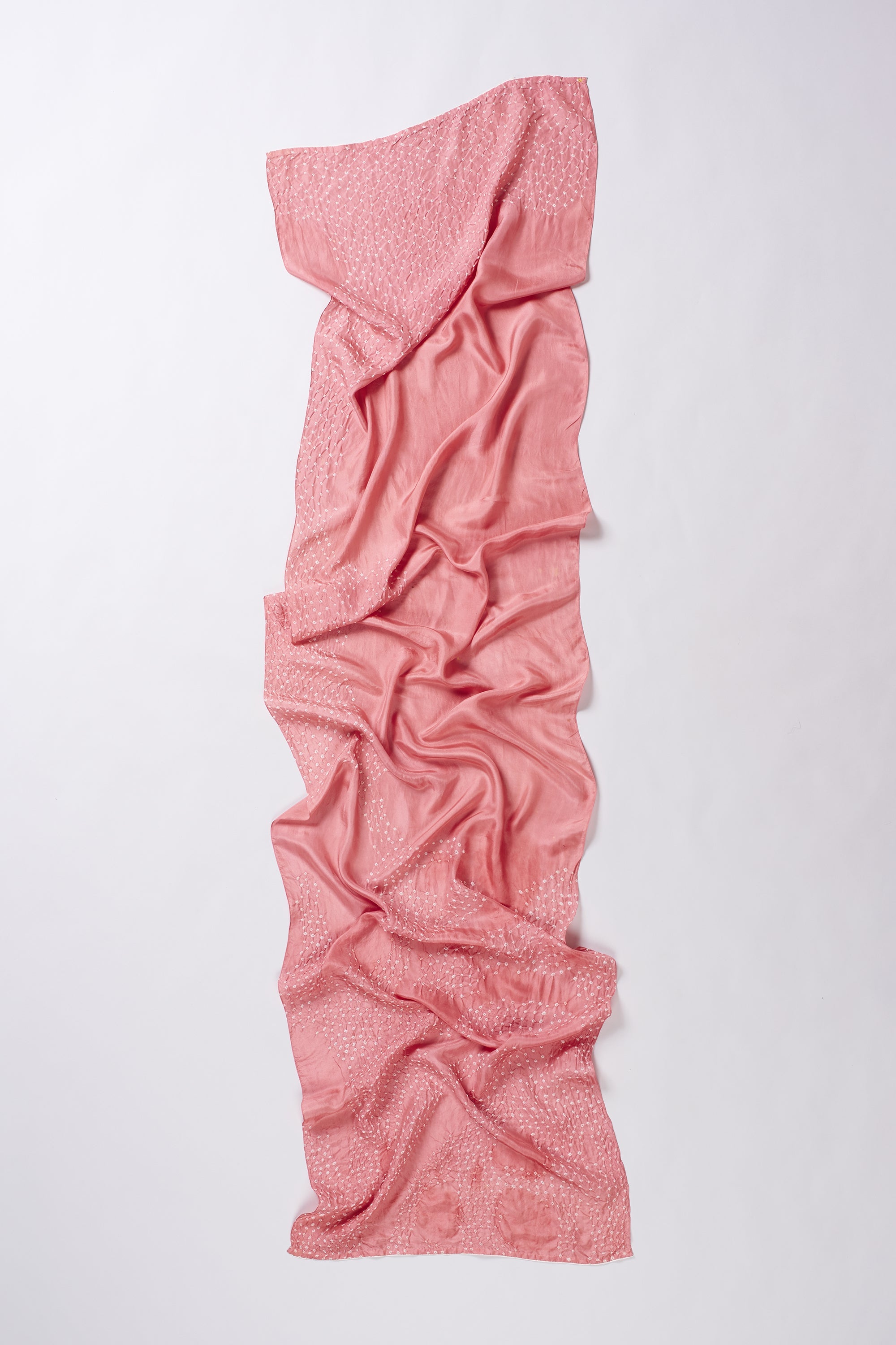 Pink textured fabric