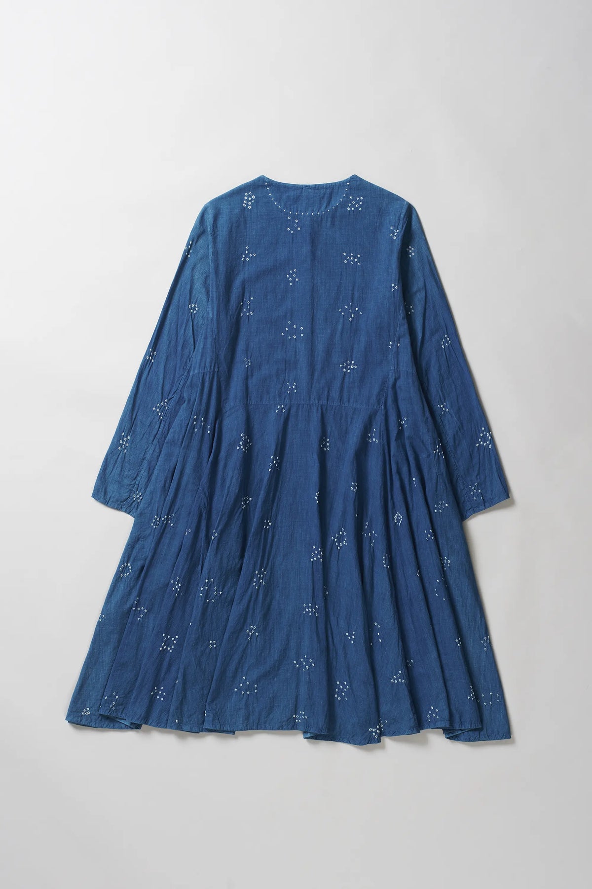 Medium Indigo Bandhani Dress