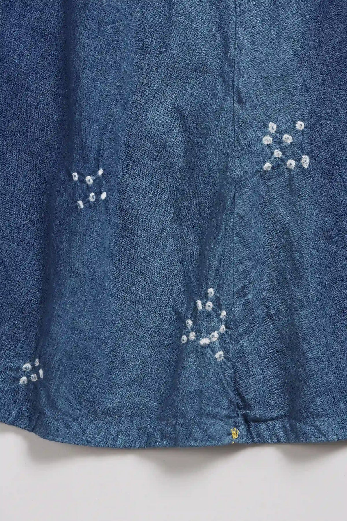Medium Indigo Bandhani Dress