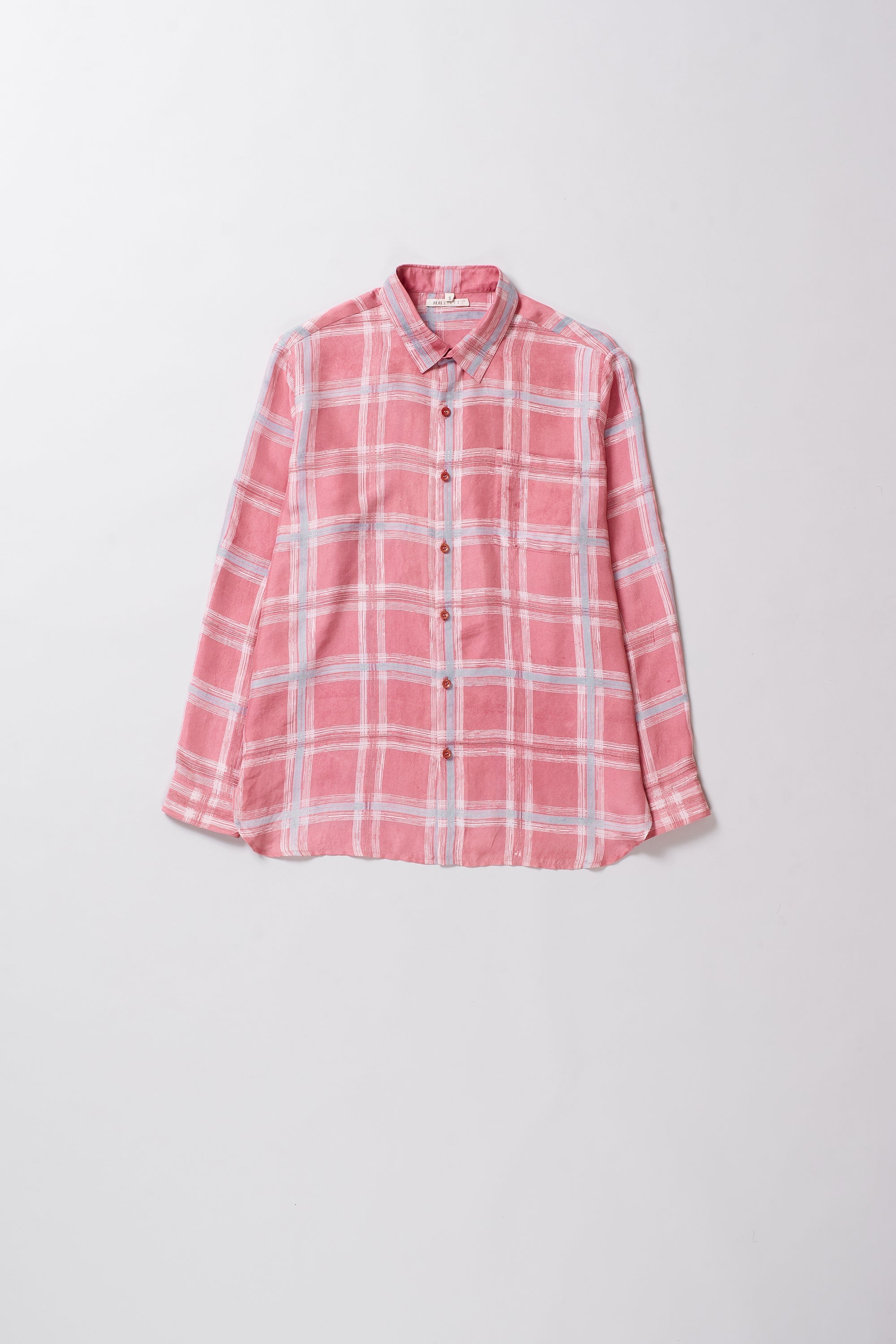 Pink plaid shirt