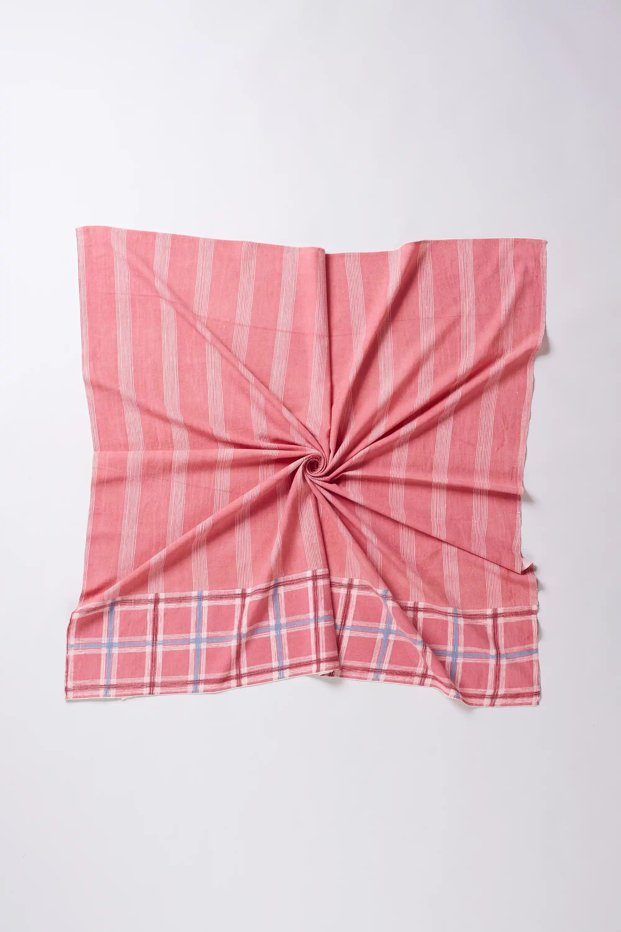 Multicolour Checked Cotton Scarf