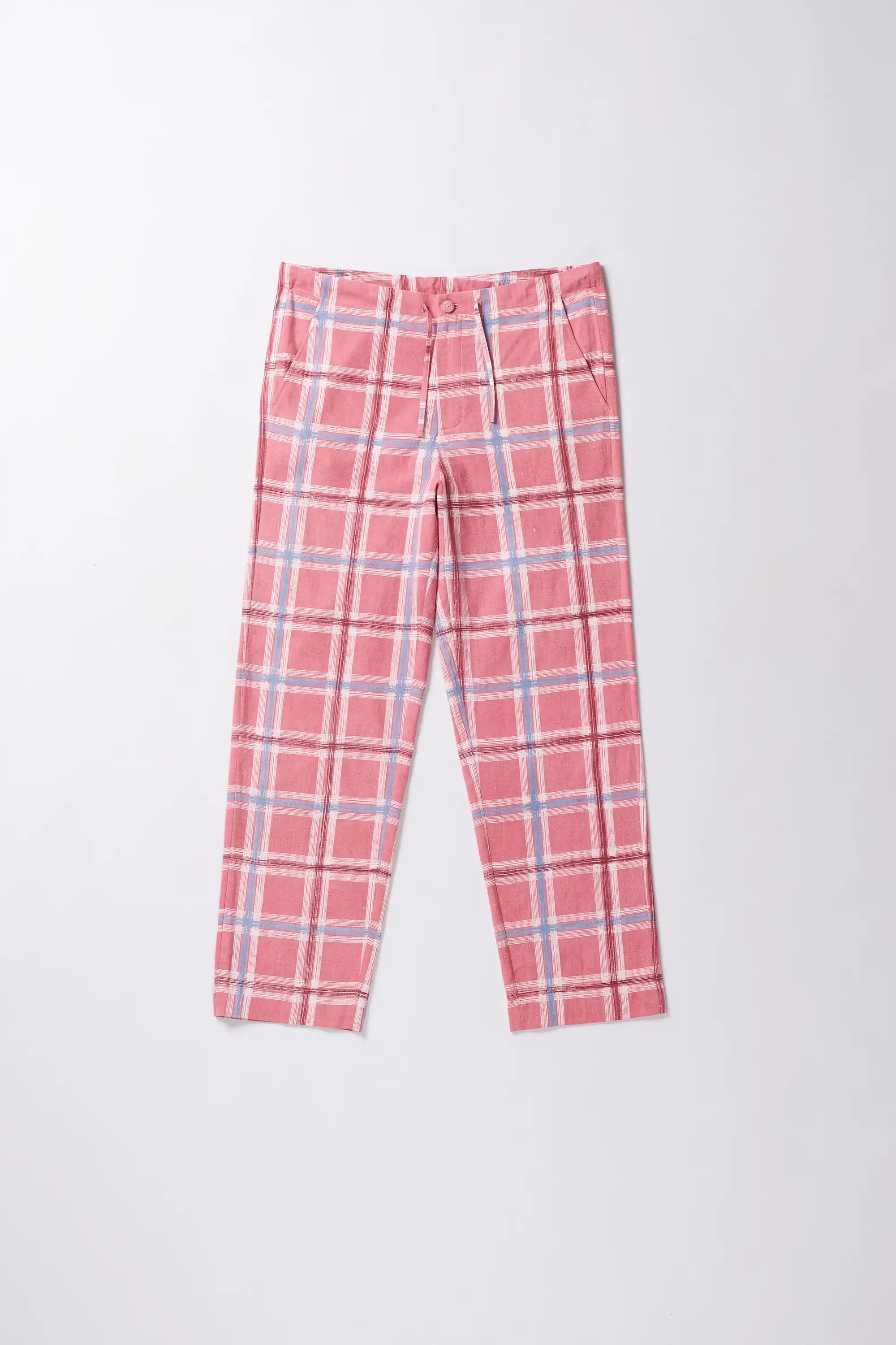 Chalk Pink Drawstring Cotton Pant