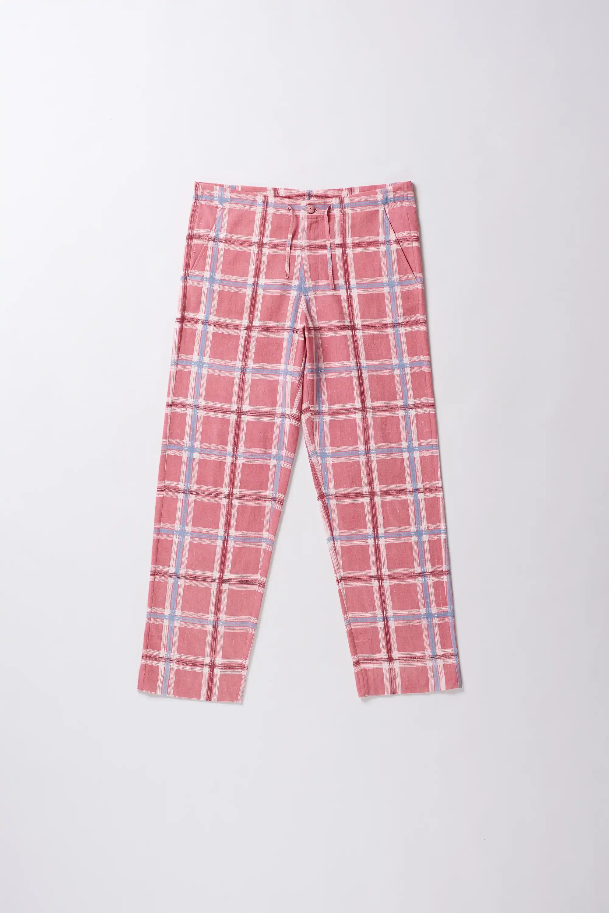 Chalk Pink Drawstring Cotton Pant