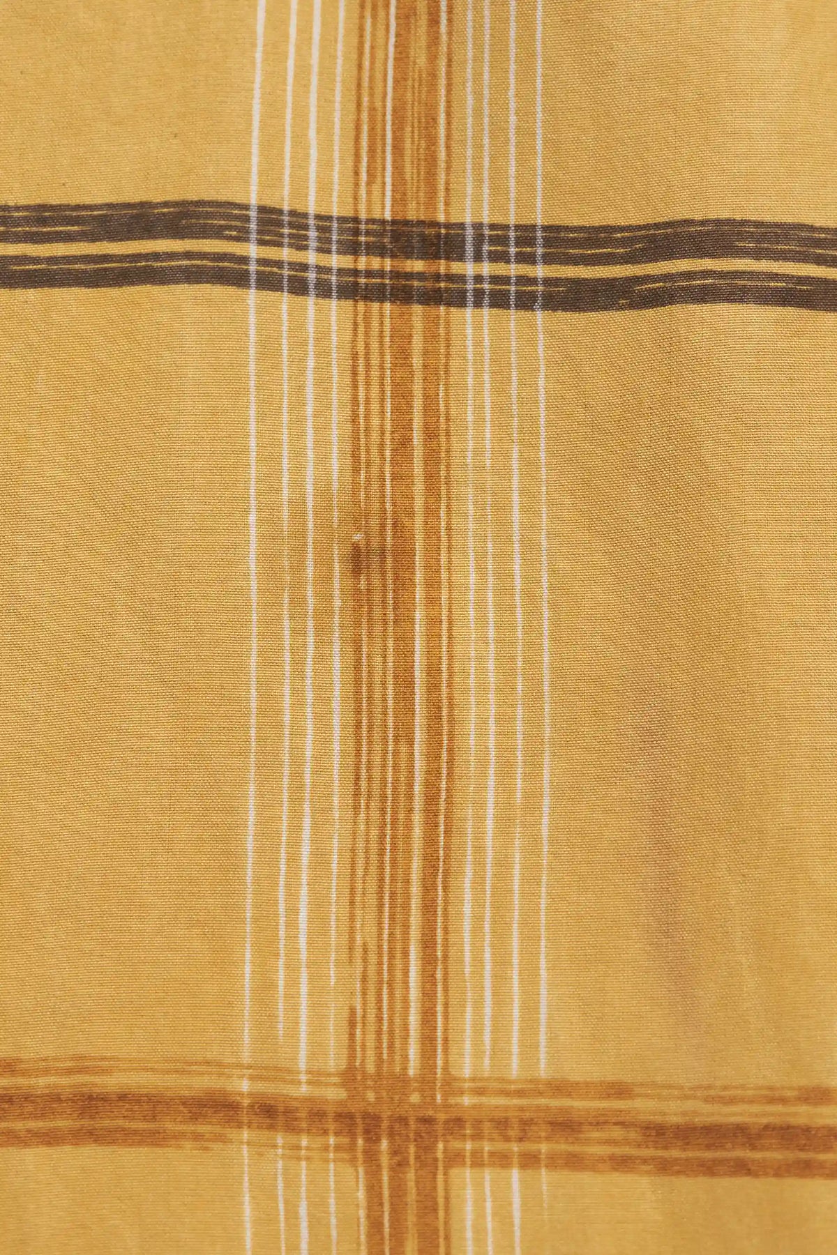 Checked Shirt in Mustard Yellow