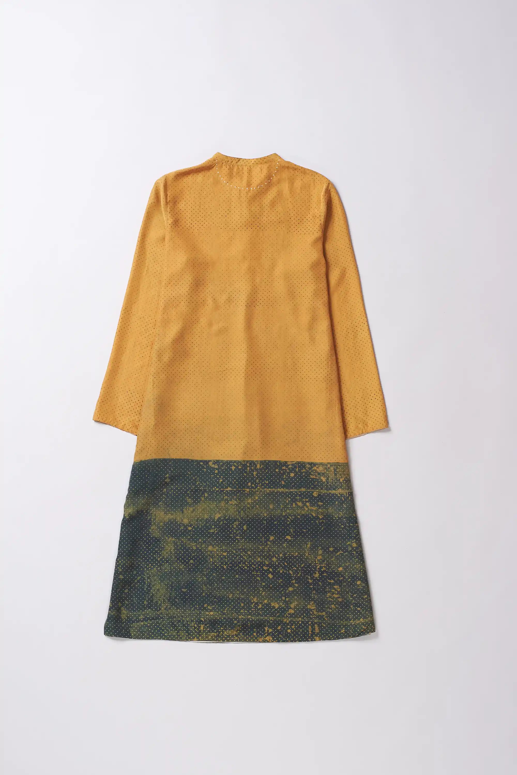 Mustard Yellow Silk Dress