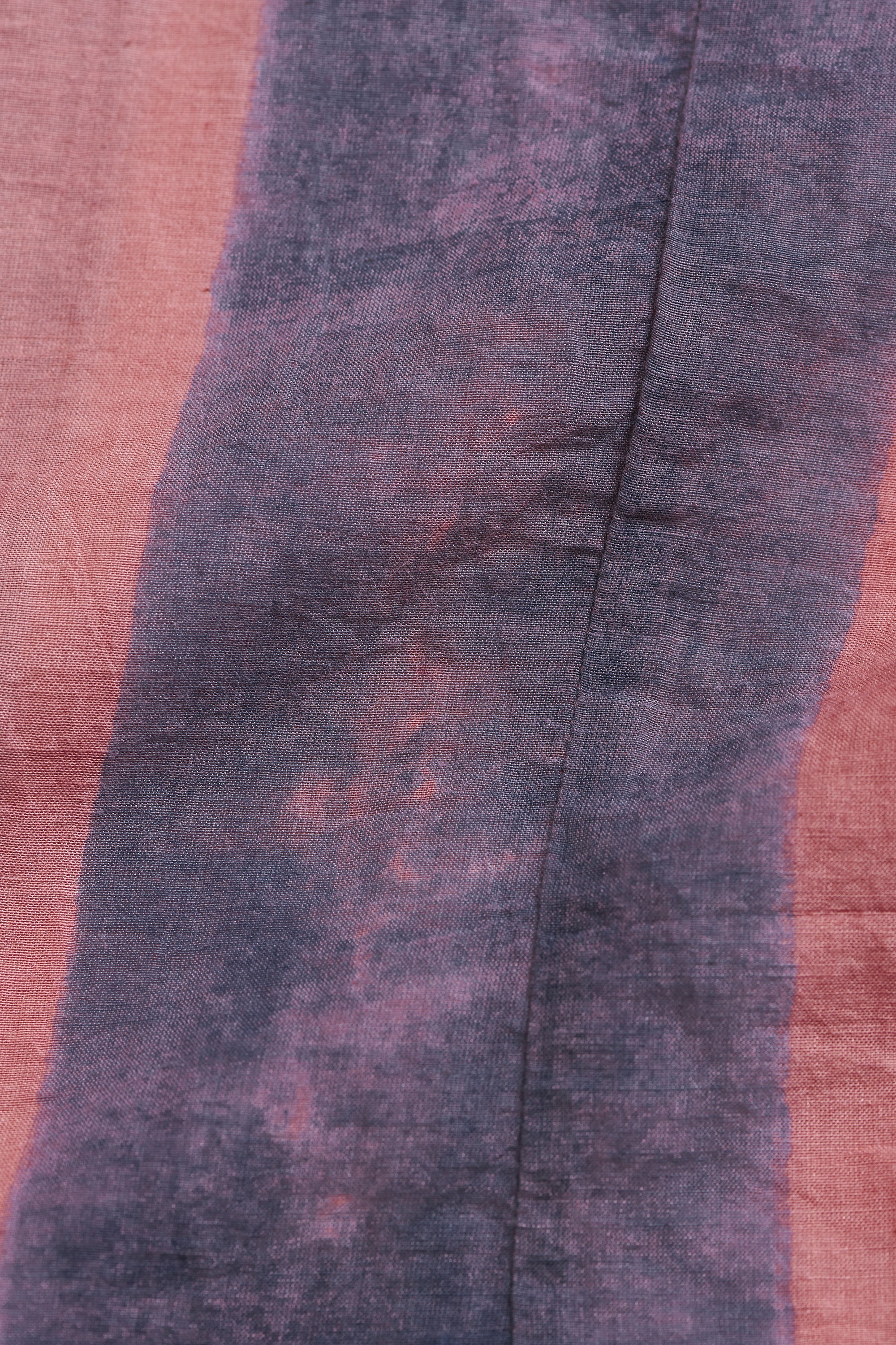 CHALK PINK SHIBORI BLOCK PRINT COTTON SILK BLEND WOMEN DRESS