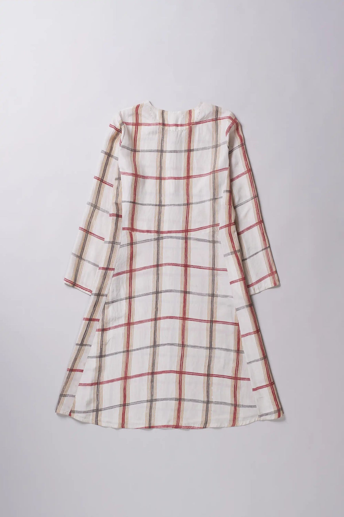 Ecru Screen Printed Women Dress