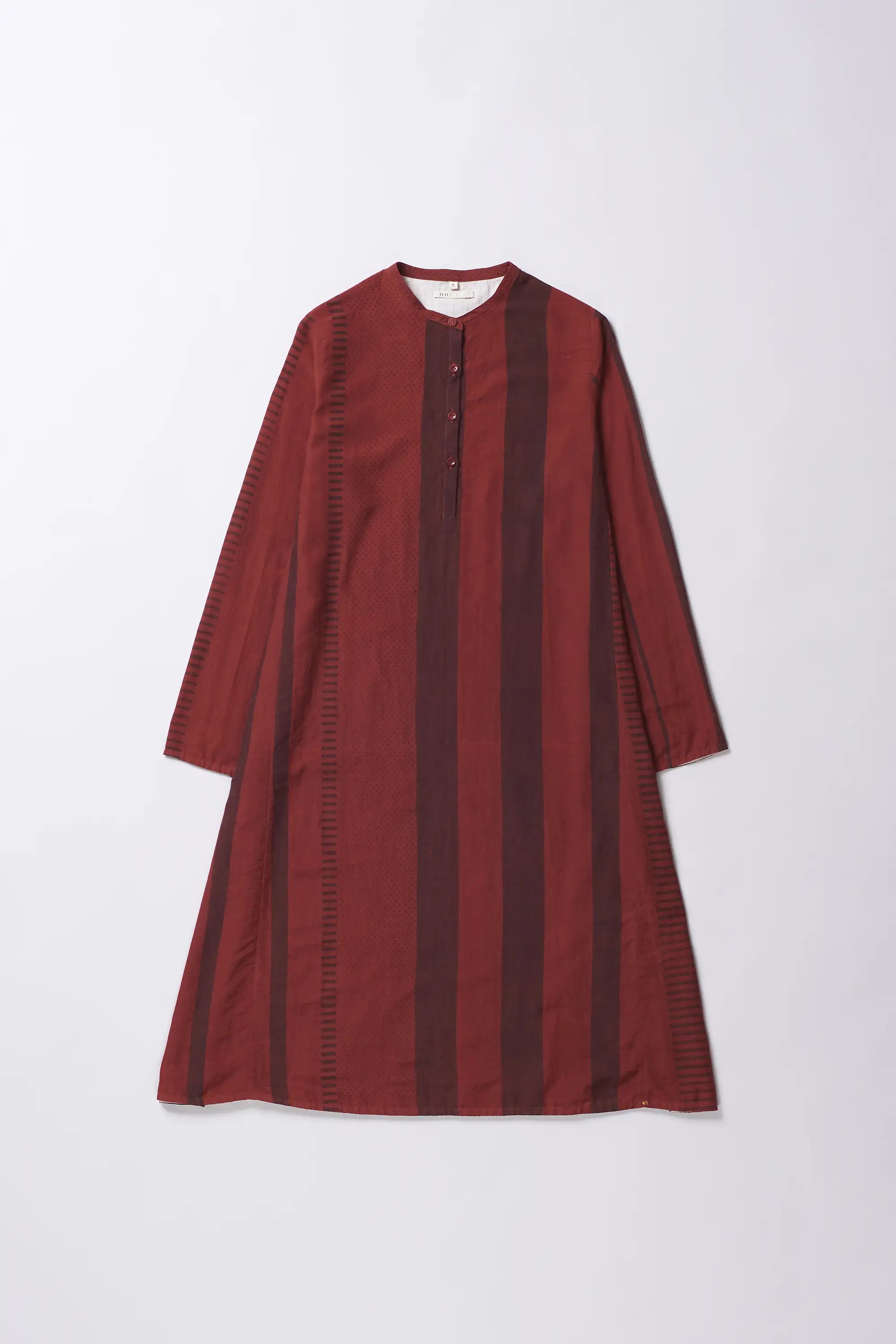 Crimson pink Cotton Silk Blend Women Dress