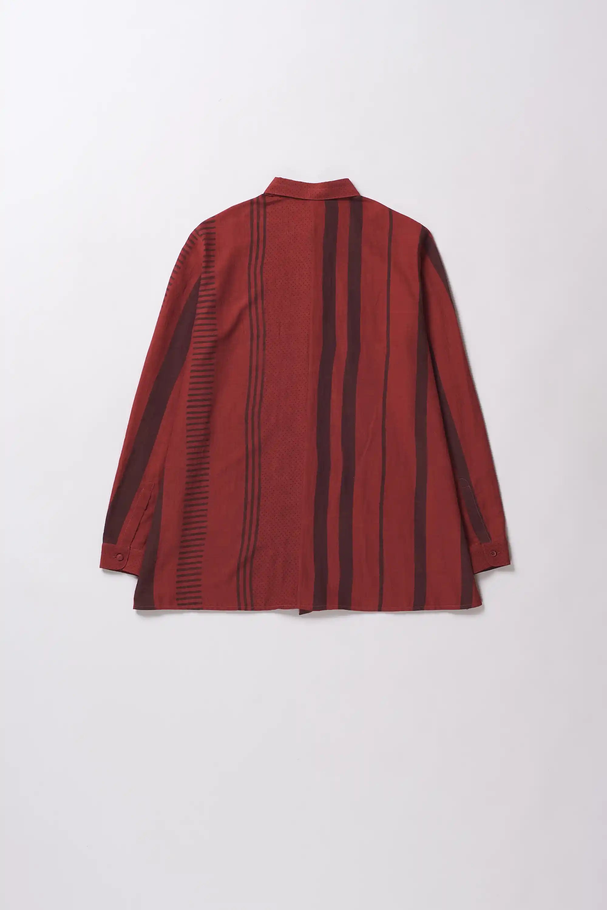 Crimson pink Cotton Silk Blend Shirt