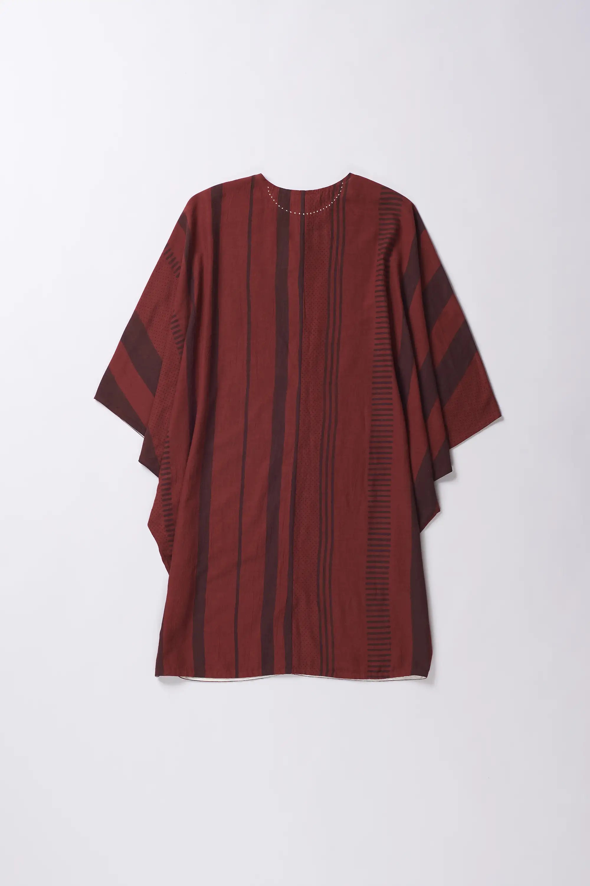 Crimson pink Cotton Silk Blend Women Dress