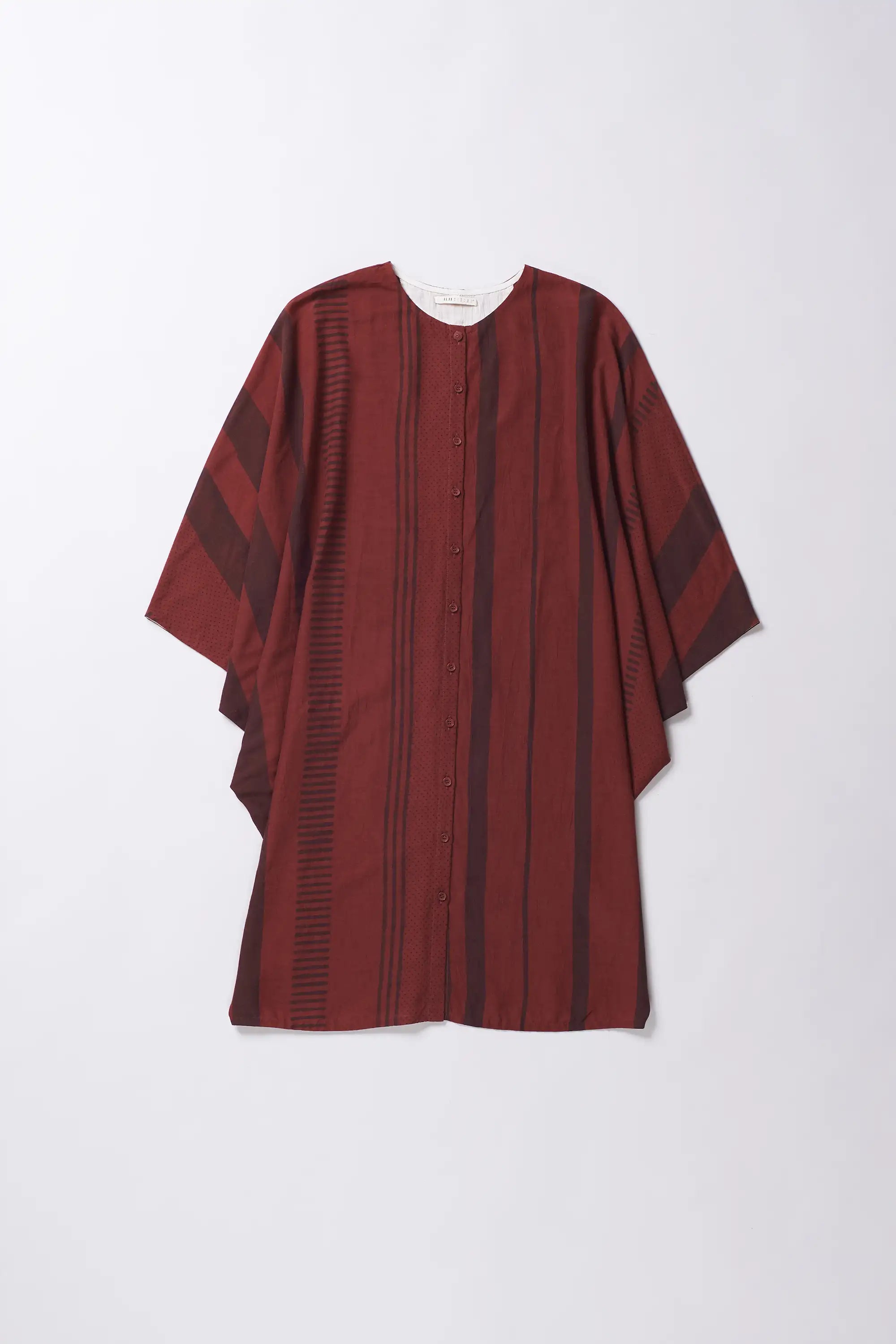 Crimson pink Cotton Silk Blend Women Dress