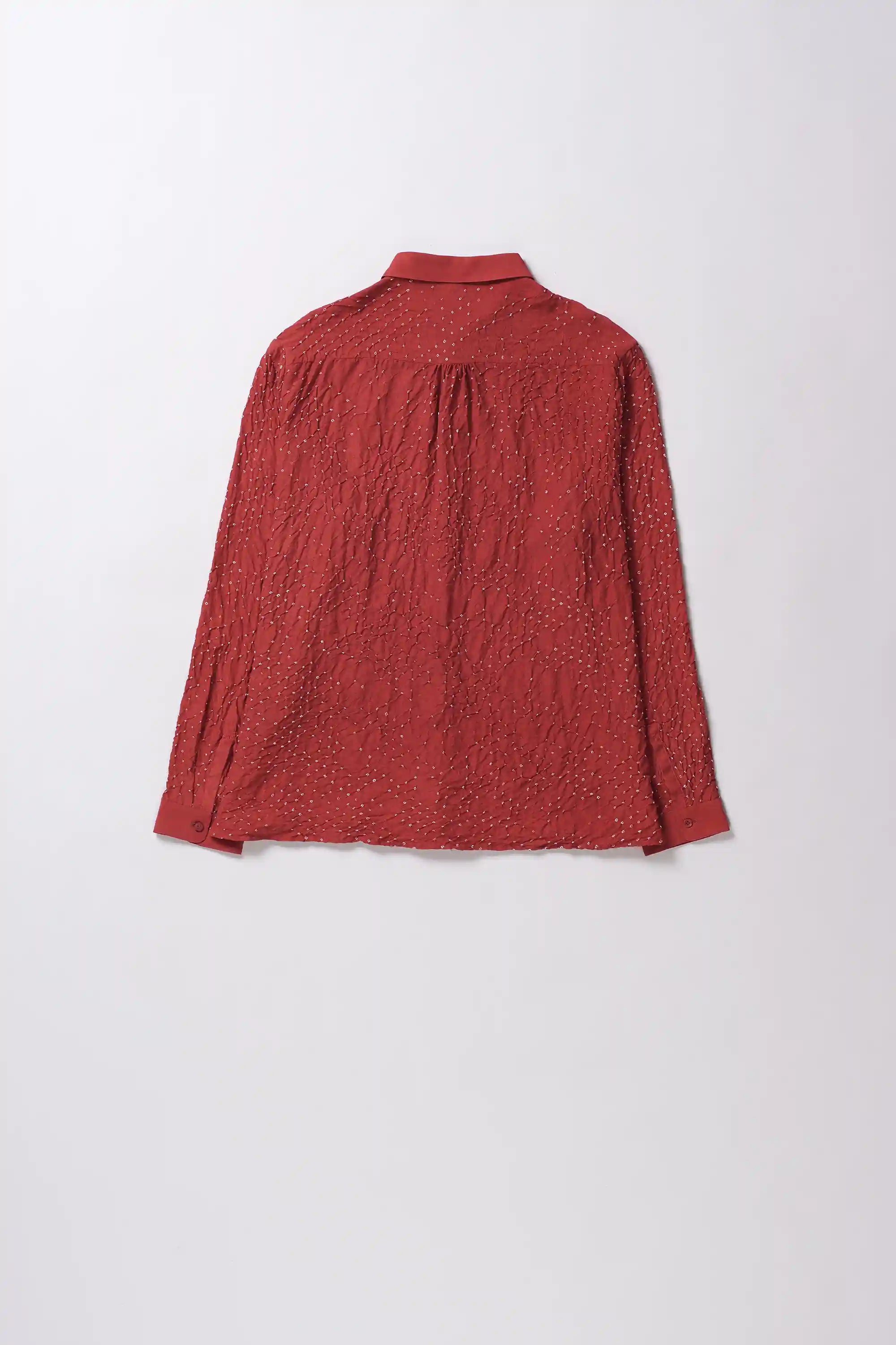 Red Bandhani Unisex Shirt