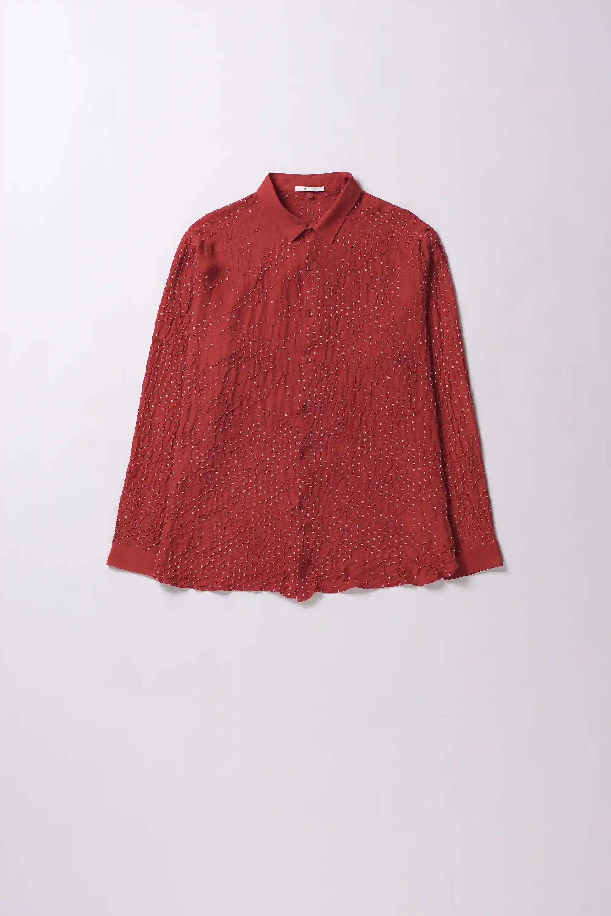 Red Bandhani Unisex Shirt