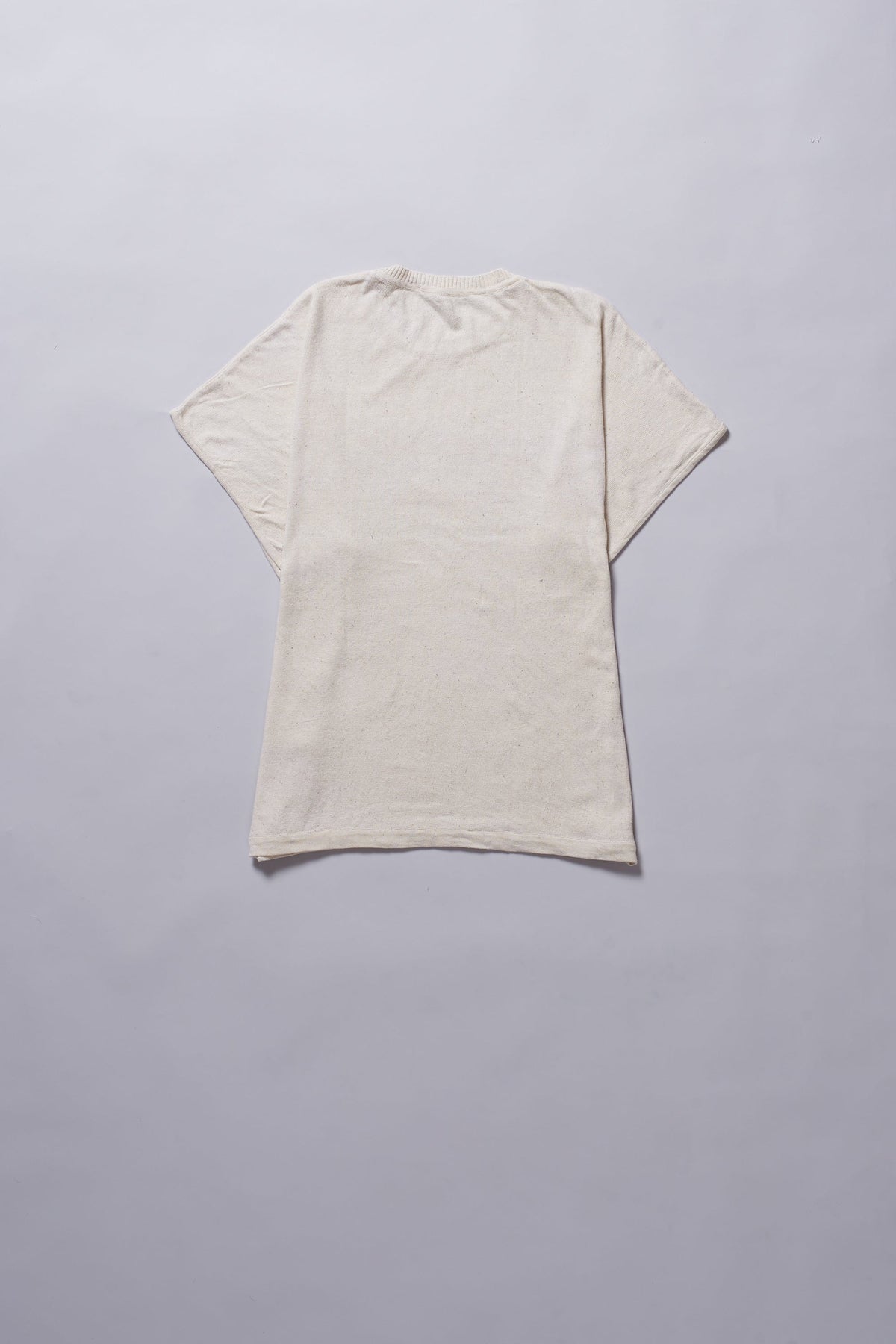 KNITTED T-SHIRT UNDYED COTTON