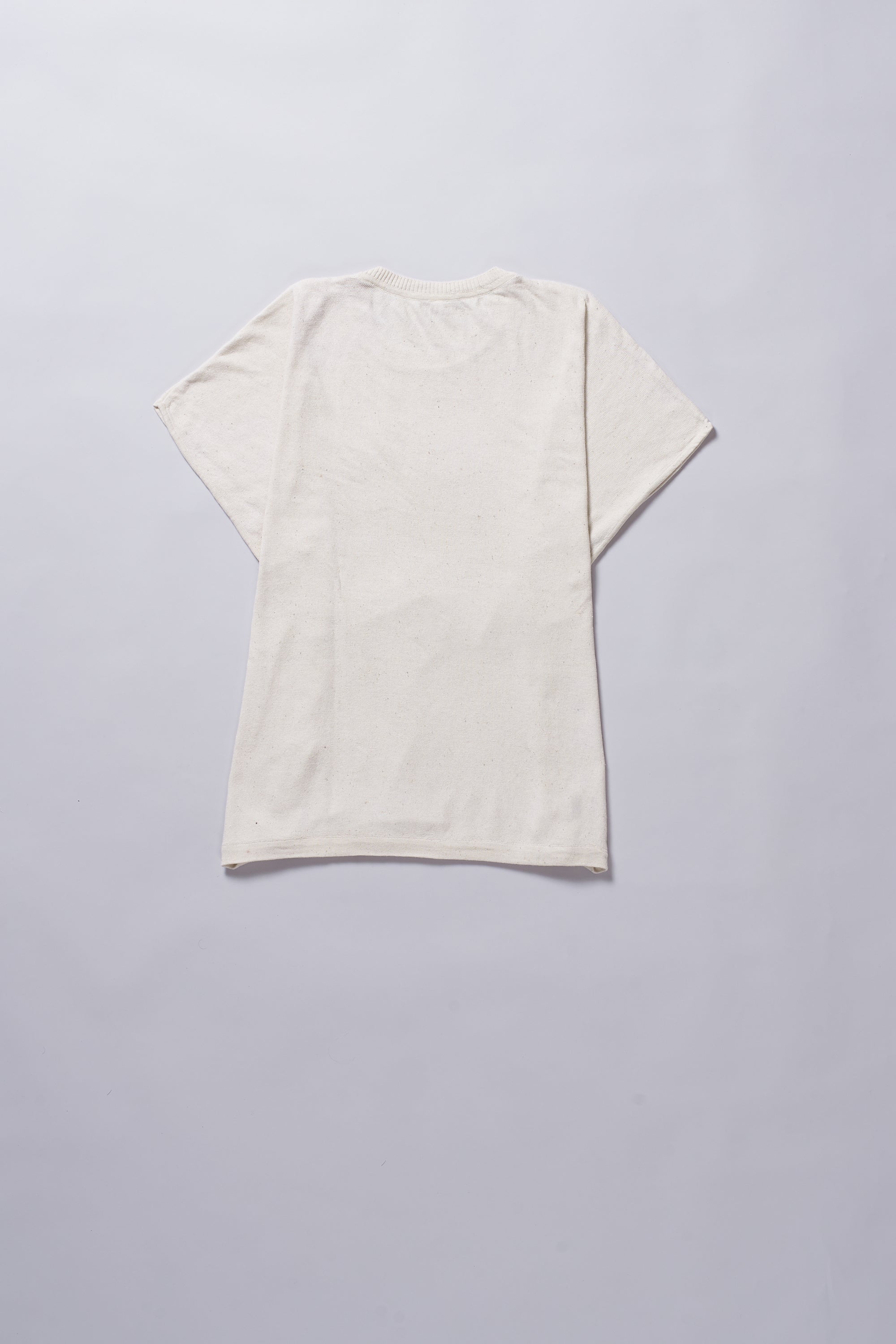 UNDYED COTTON KNITTED T-SHIRT