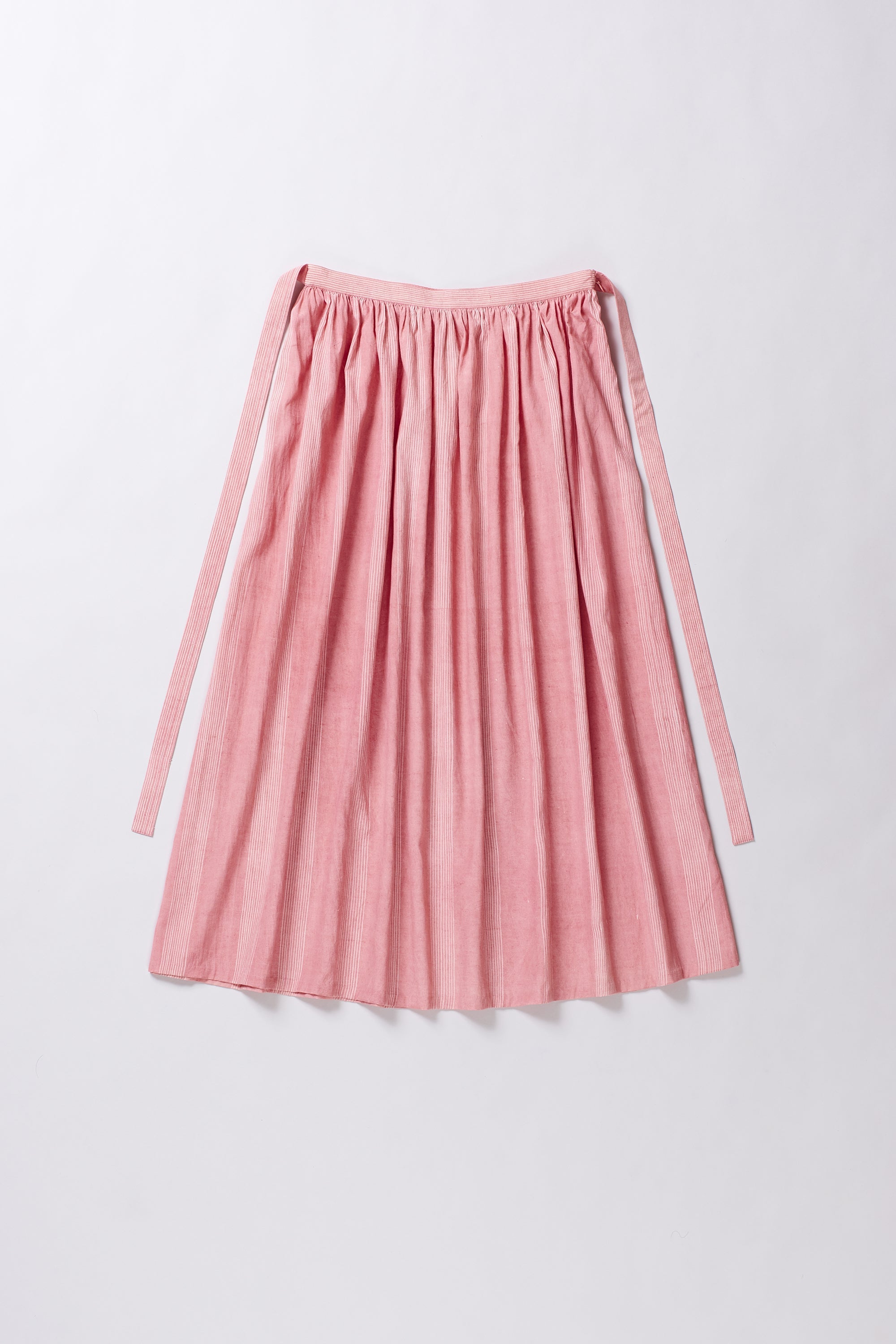 Chalk Pink Full Length Flared Skirt