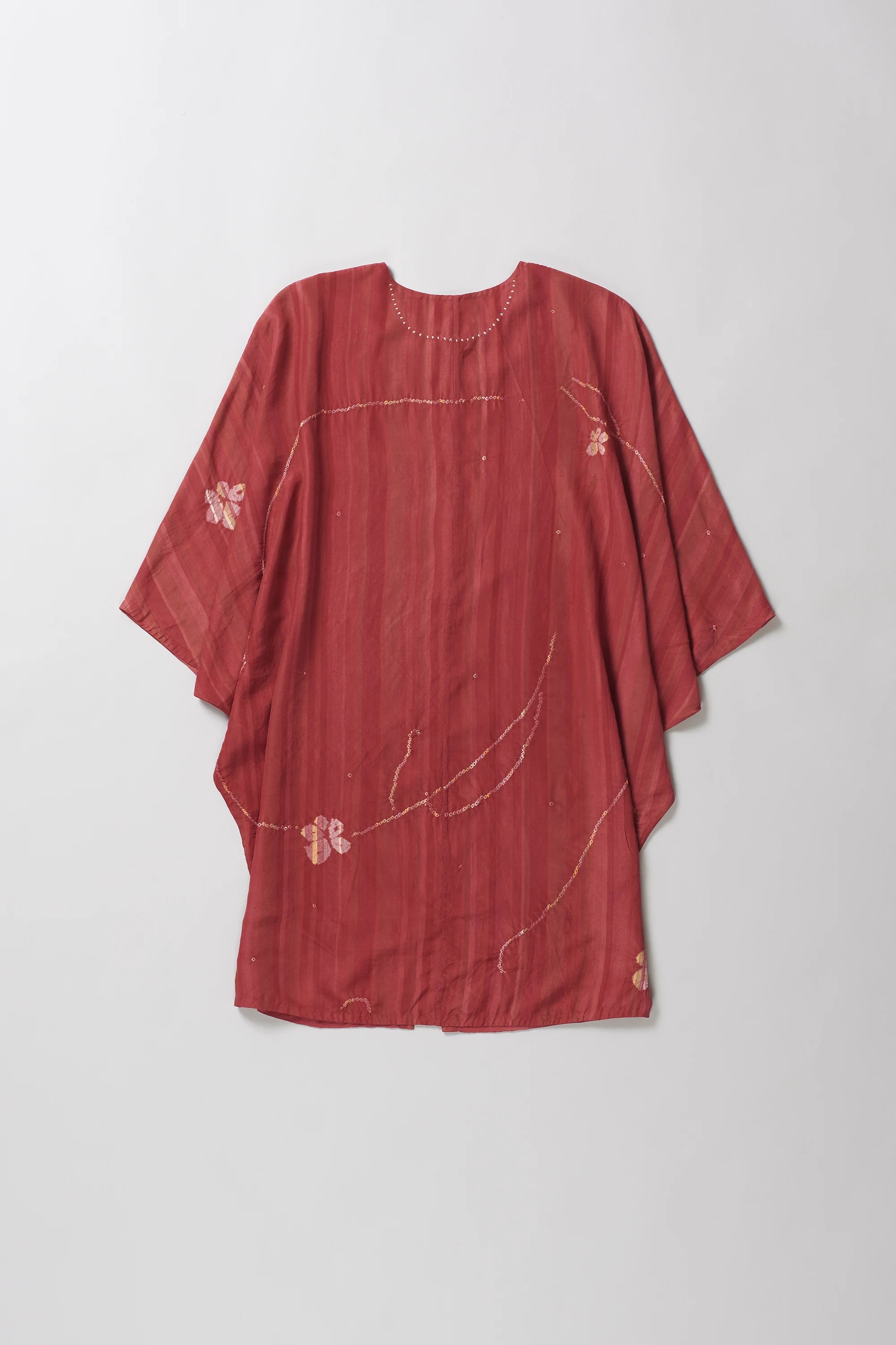 French Rose Bandhani Women Dress