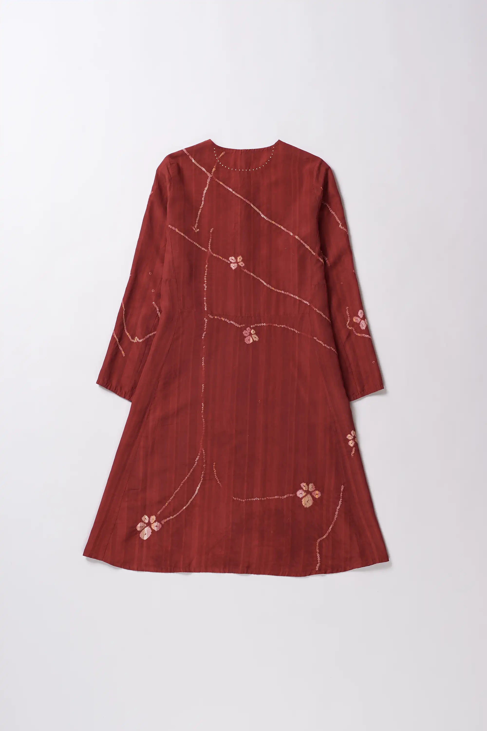 Red Bandhani Women Dress