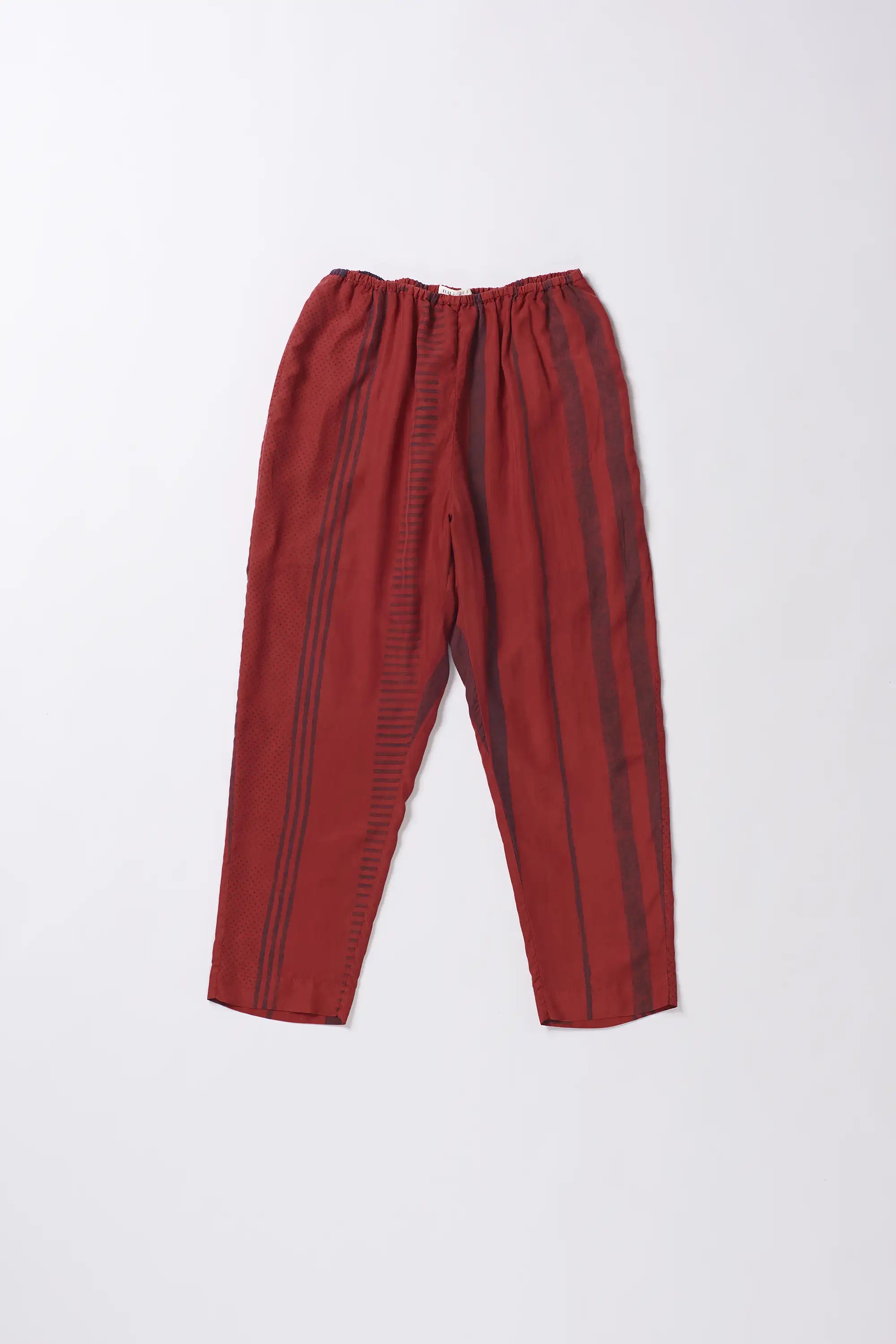 Crimson pink Silk Trouser