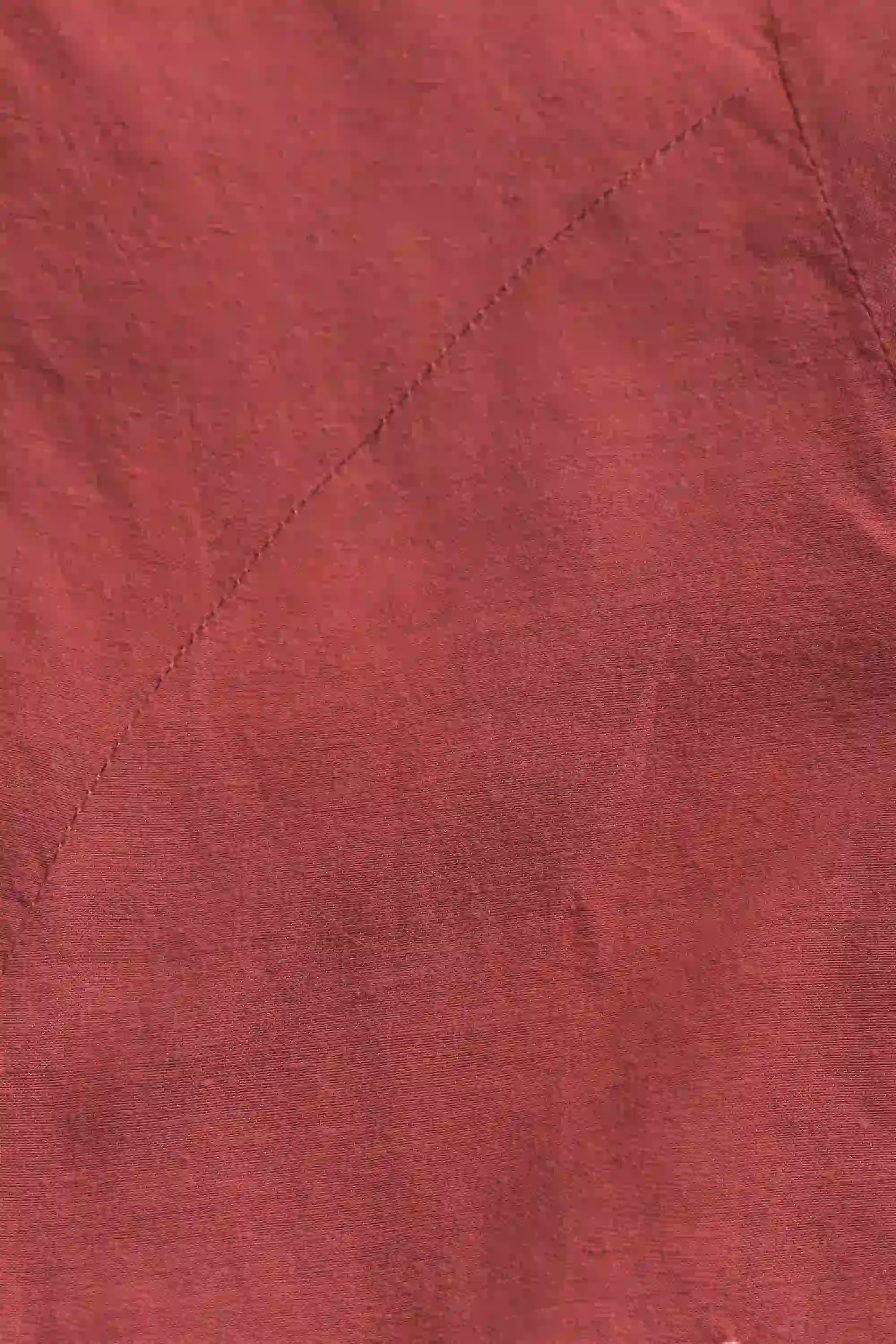 Bandhani Cotton Silk Blend Dress in Red